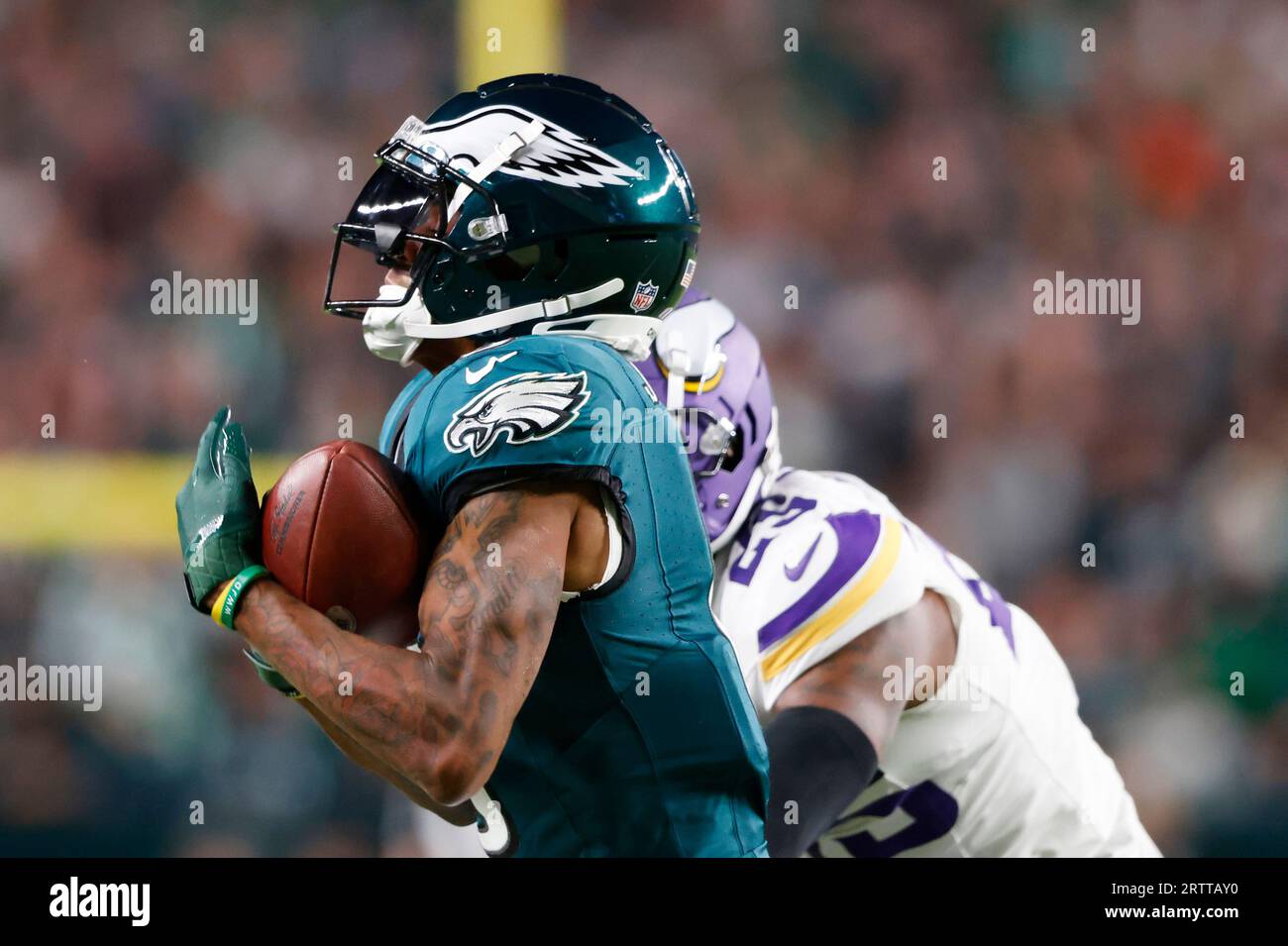 Philadelphia eagles devonta smith 2023 hi-res stock photography and