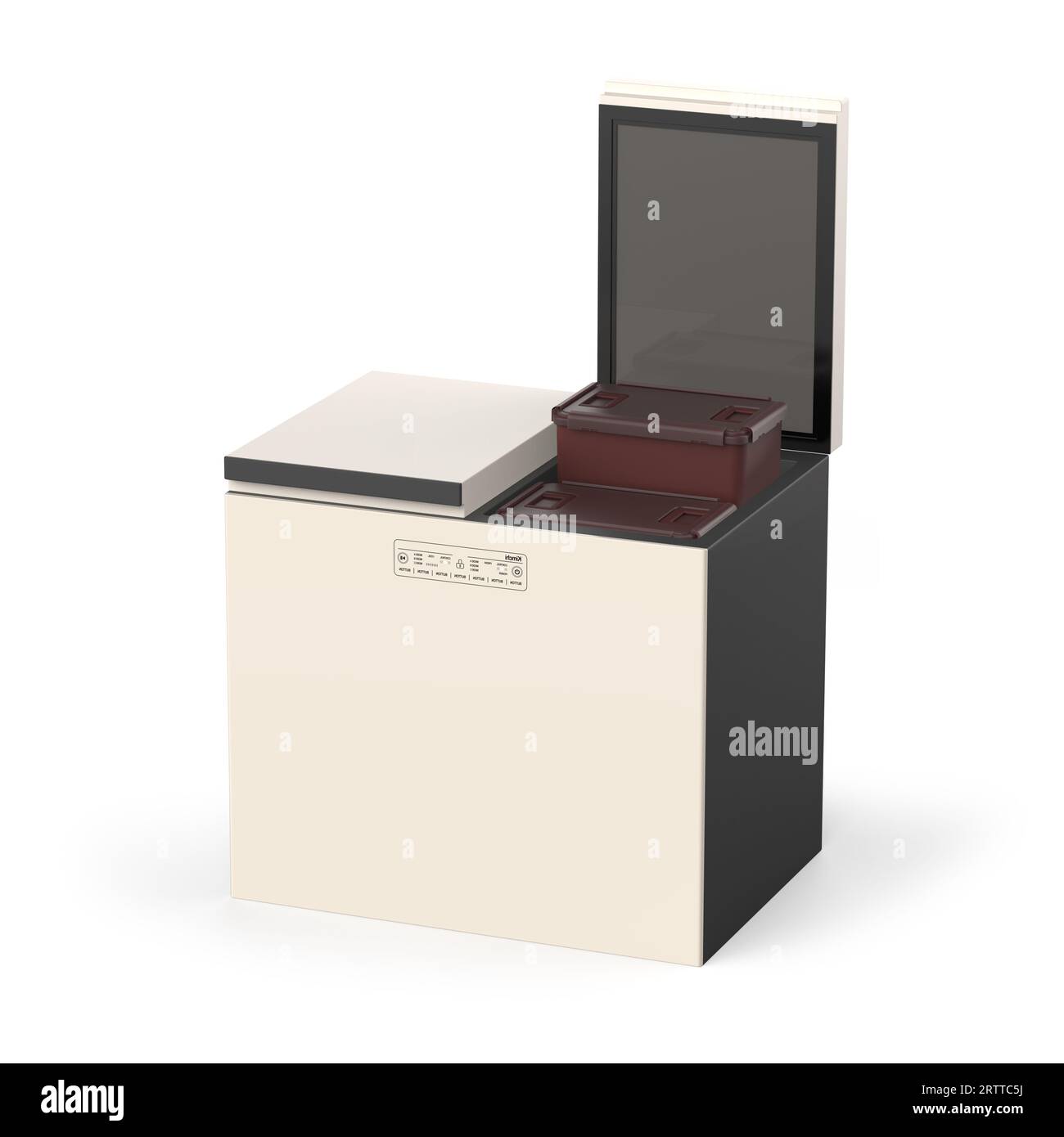 3D graphic concept of kimchi refrigerators, refriger for korean