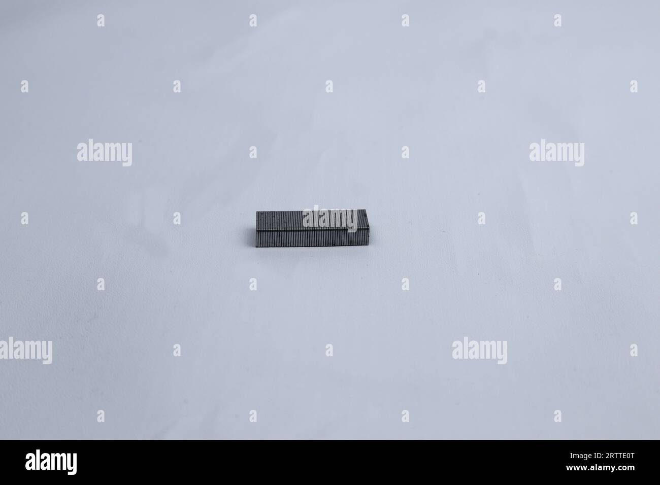 Stapler bullet isolated on white background Stock Photo