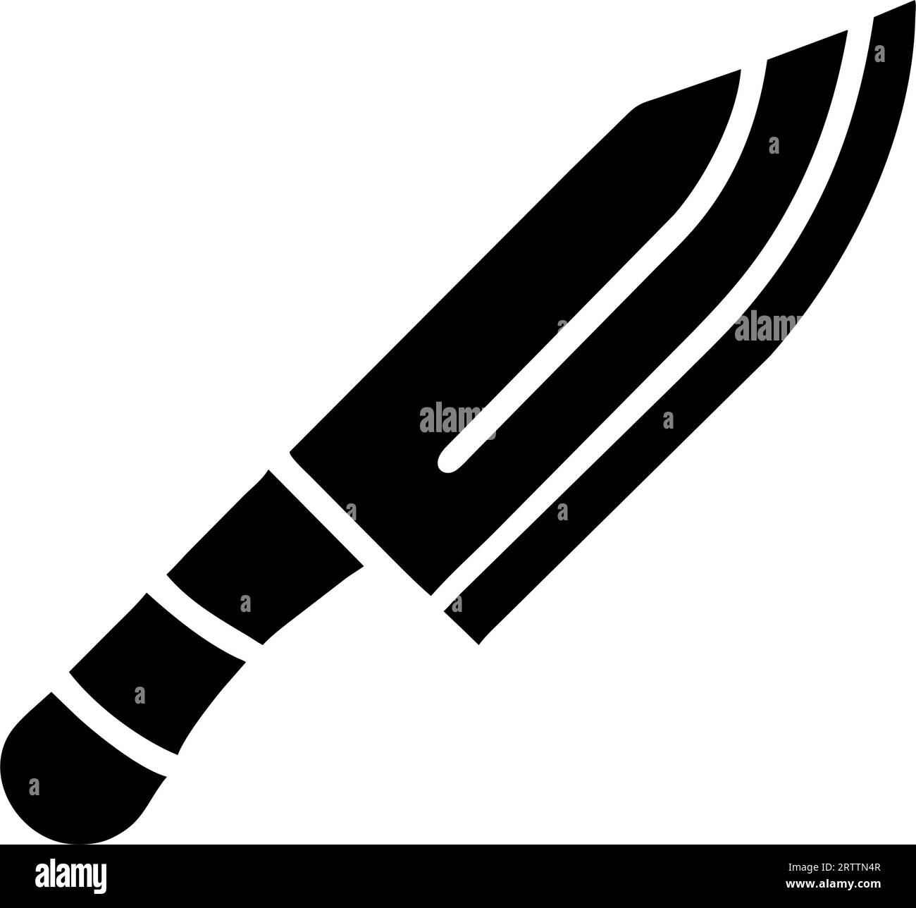 killer knife silhouette style Stock Vector Image & Art Alamy