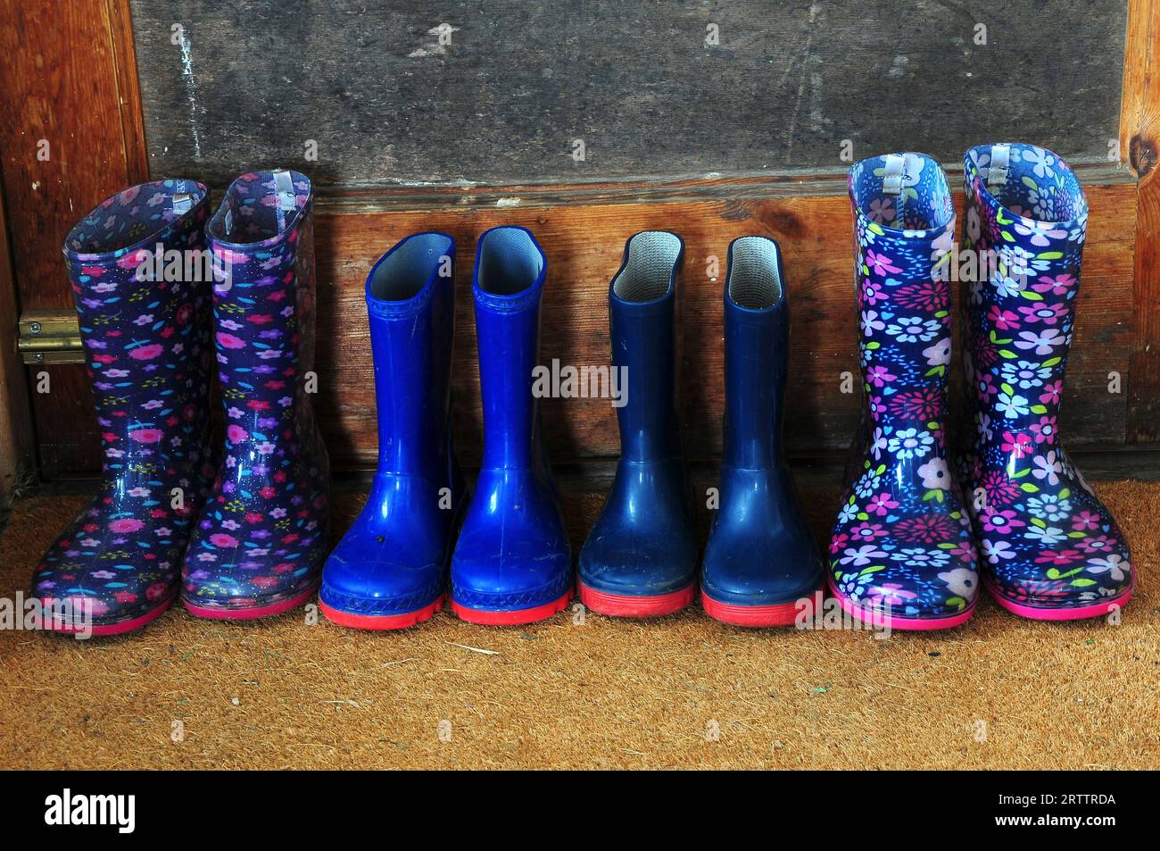 kids wellington boots (two prints available) – beo... Childrens wellingtons hi-res stock photography and images - Alamy