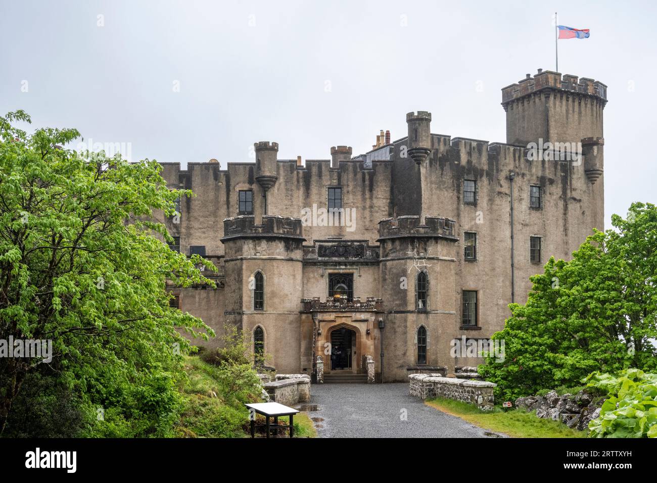 Dunvegan Castle on the Isle of Skye in Scotland Stock Photo Alamy