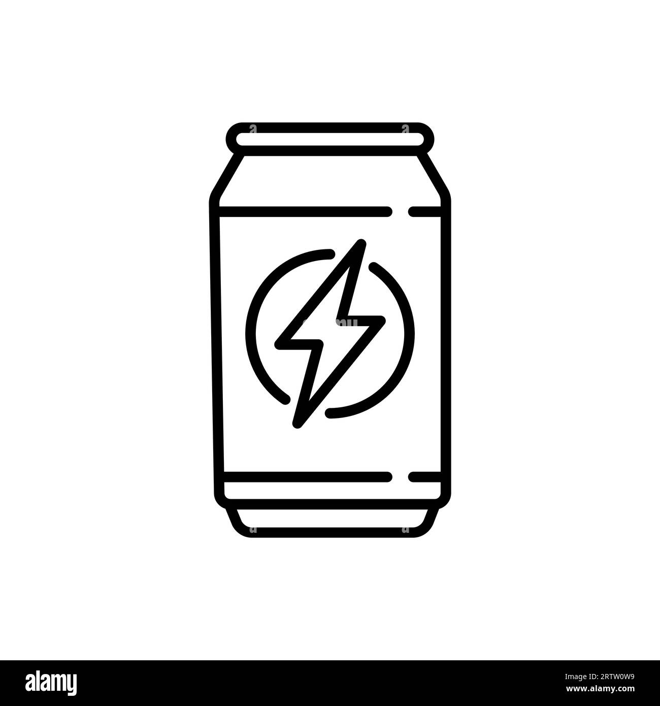 Illustration of energy drink cans in various forms isolated from the
