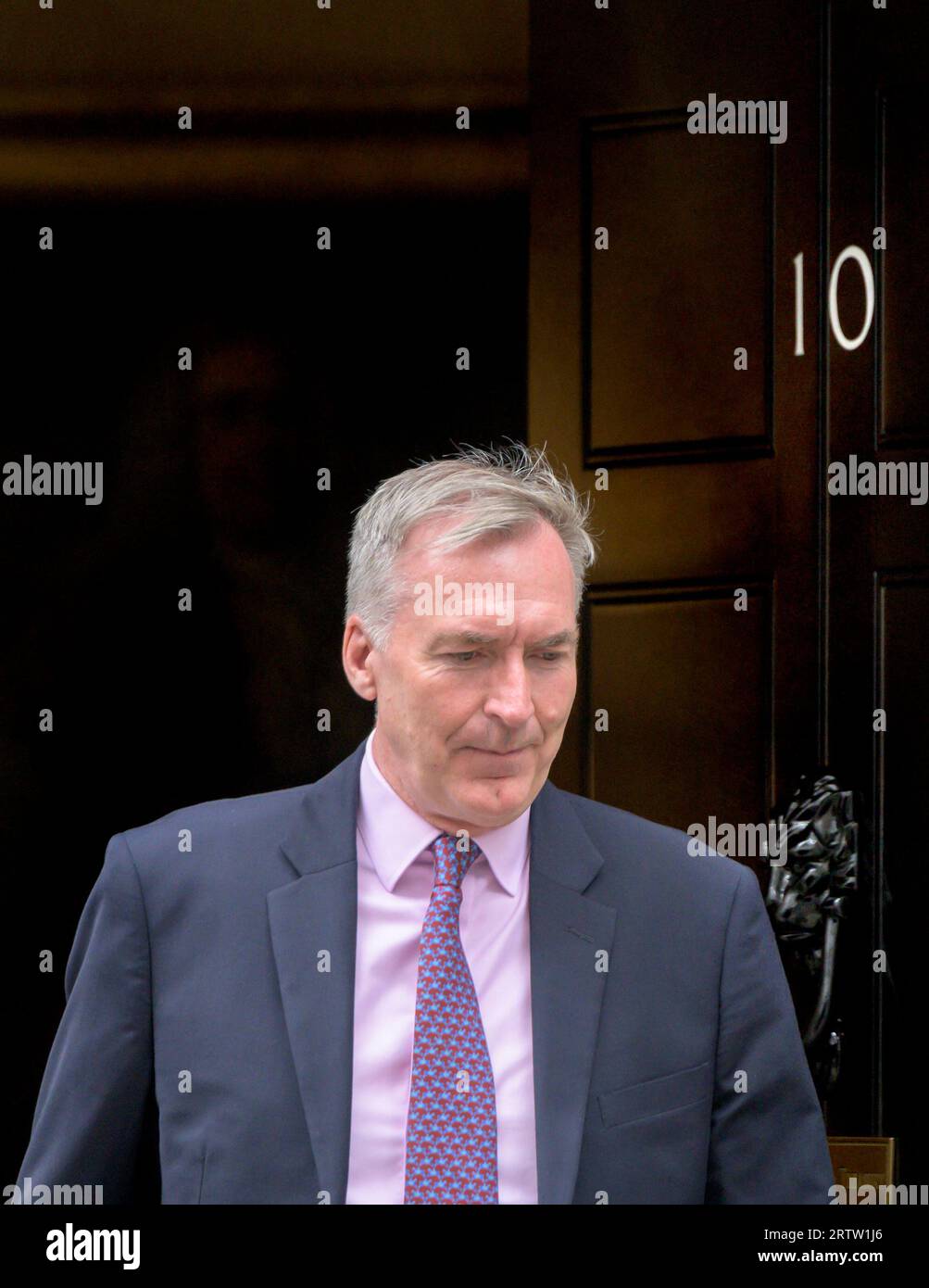 Admiral Sir Tony Radakin - Chief of the Defence Staff - leaving 10 Downing Street, 13th September 2023 Stock Photo