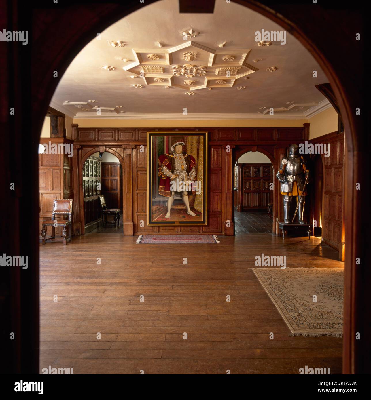 Interior of Castle Lodge, Ludlow, UK Stock Photo
