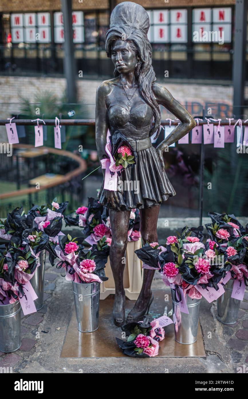 Flowers and tributes at "A Day For Amy", marking what would have been