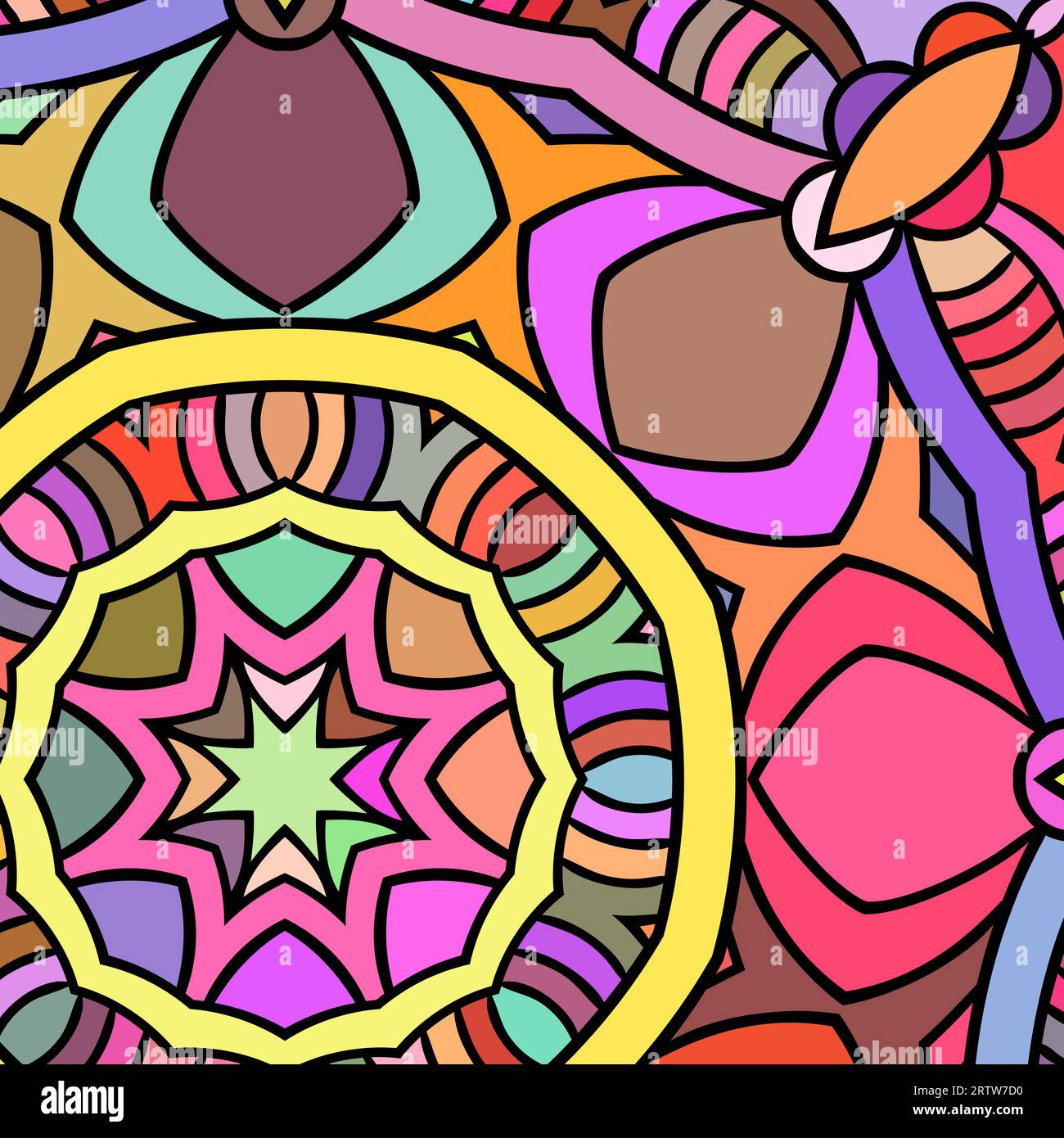 Abstract zentangle background hi-res stock photography and images - Alamy