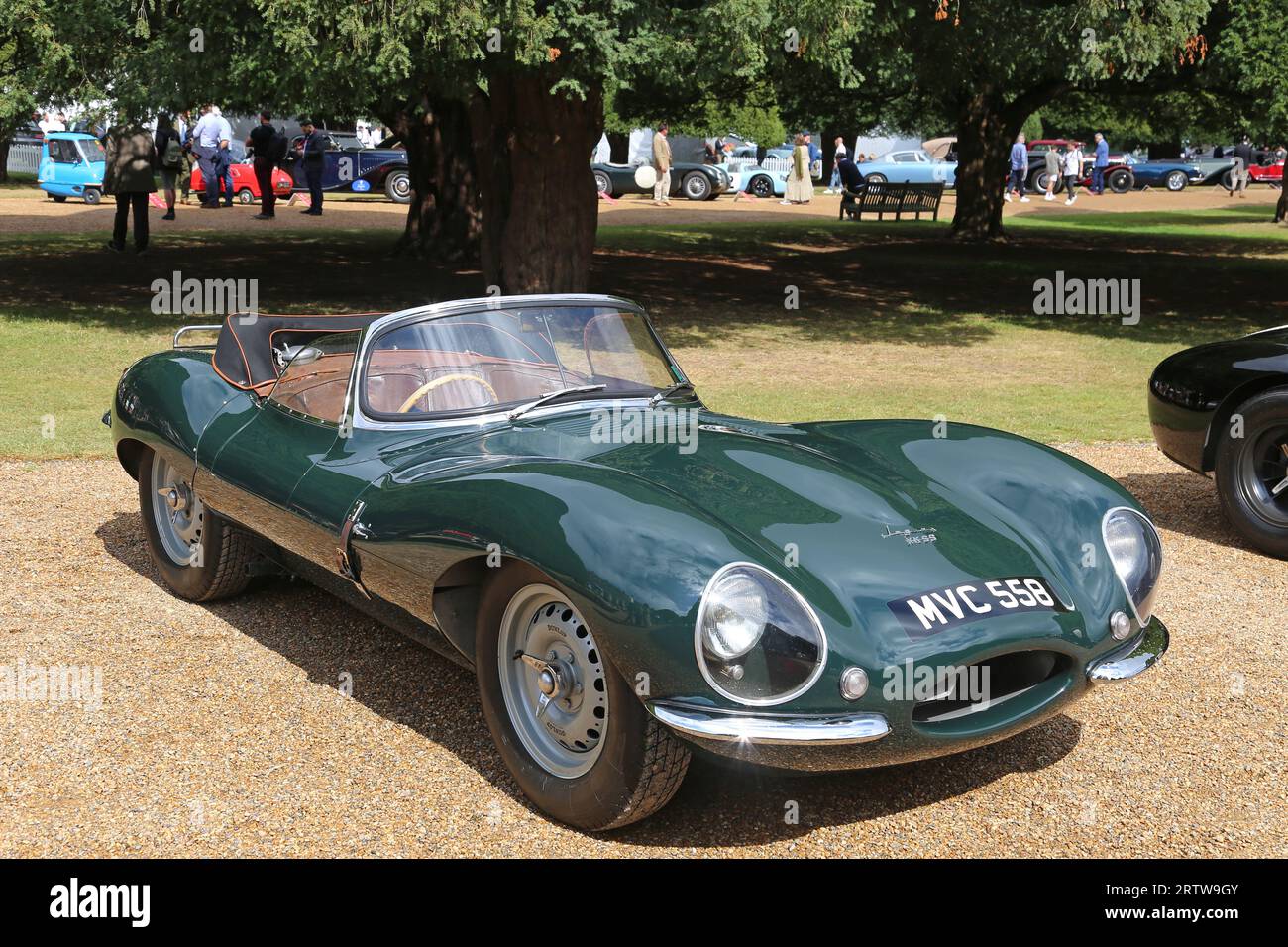 Jaguar XKSS (1956)(Decade Winner: 1950s), Concours of Elegance 2023, Hampton Court Palace, London, UK, Europe Stock Photo