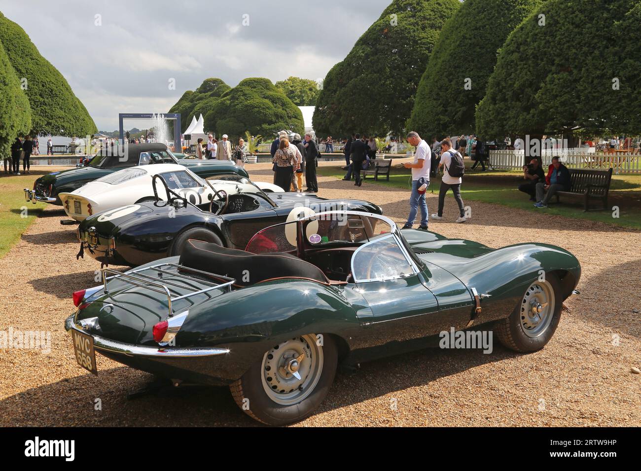 Jaguar XKSS (1956)(Decade Winner: 1950s), Concours of Elegance 2023, Hampton Court Palace, London, UK, Europe Stock Photo