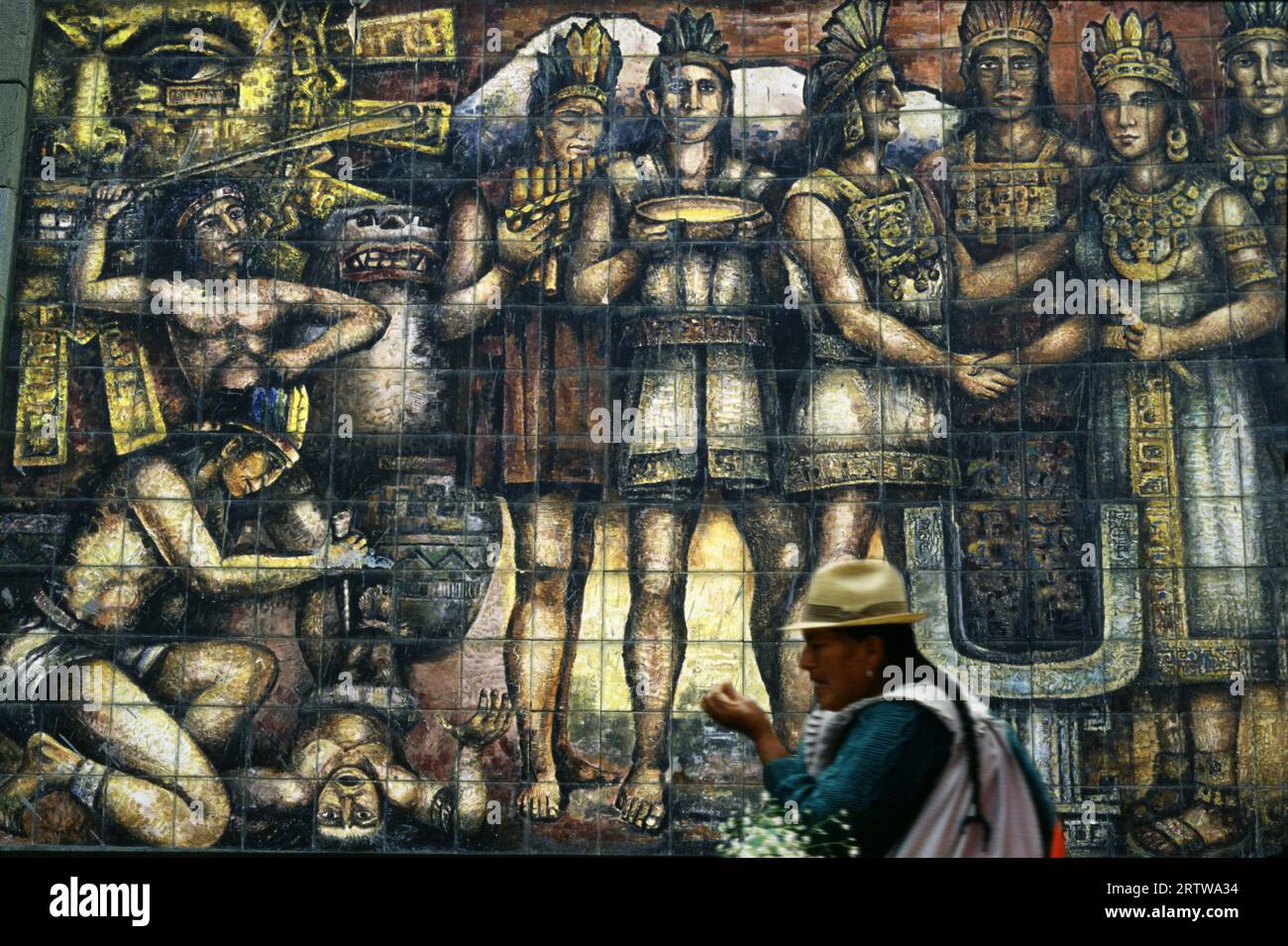 Traditionelle Inca Rituale Mosaic of Inca rituals Stock Photo - Alamy