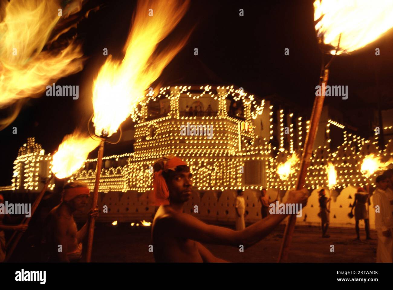 Kandy Perahera buddhist festival Stock Photo