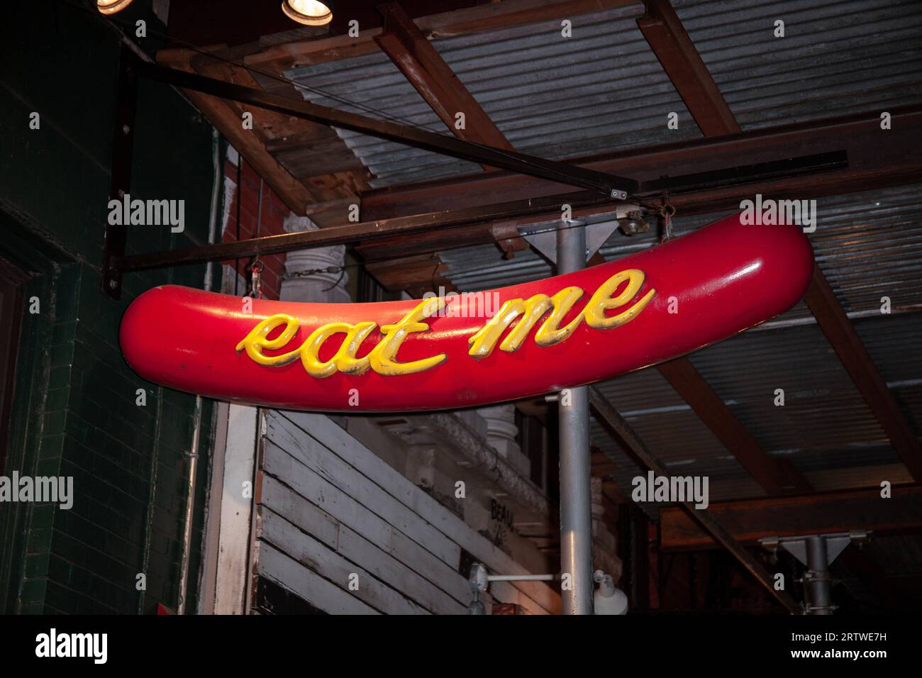 Hot dog sign on hi res stock photography and images Alamy Hot dog sign on hi res stock photography and images Alamy