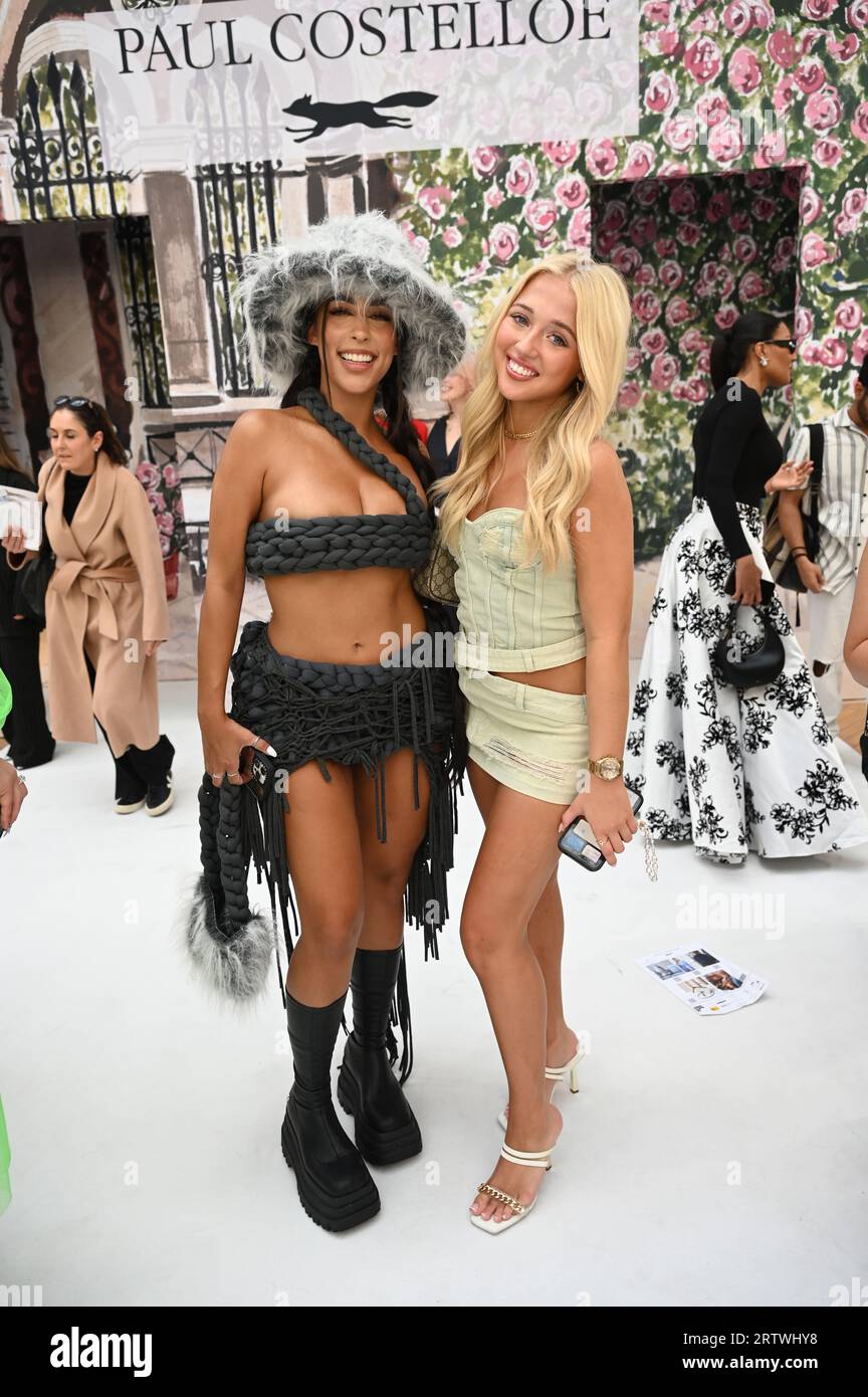 London, UK. 15th Sep, 2023. Alara Taneri and Ami Charlize is a social