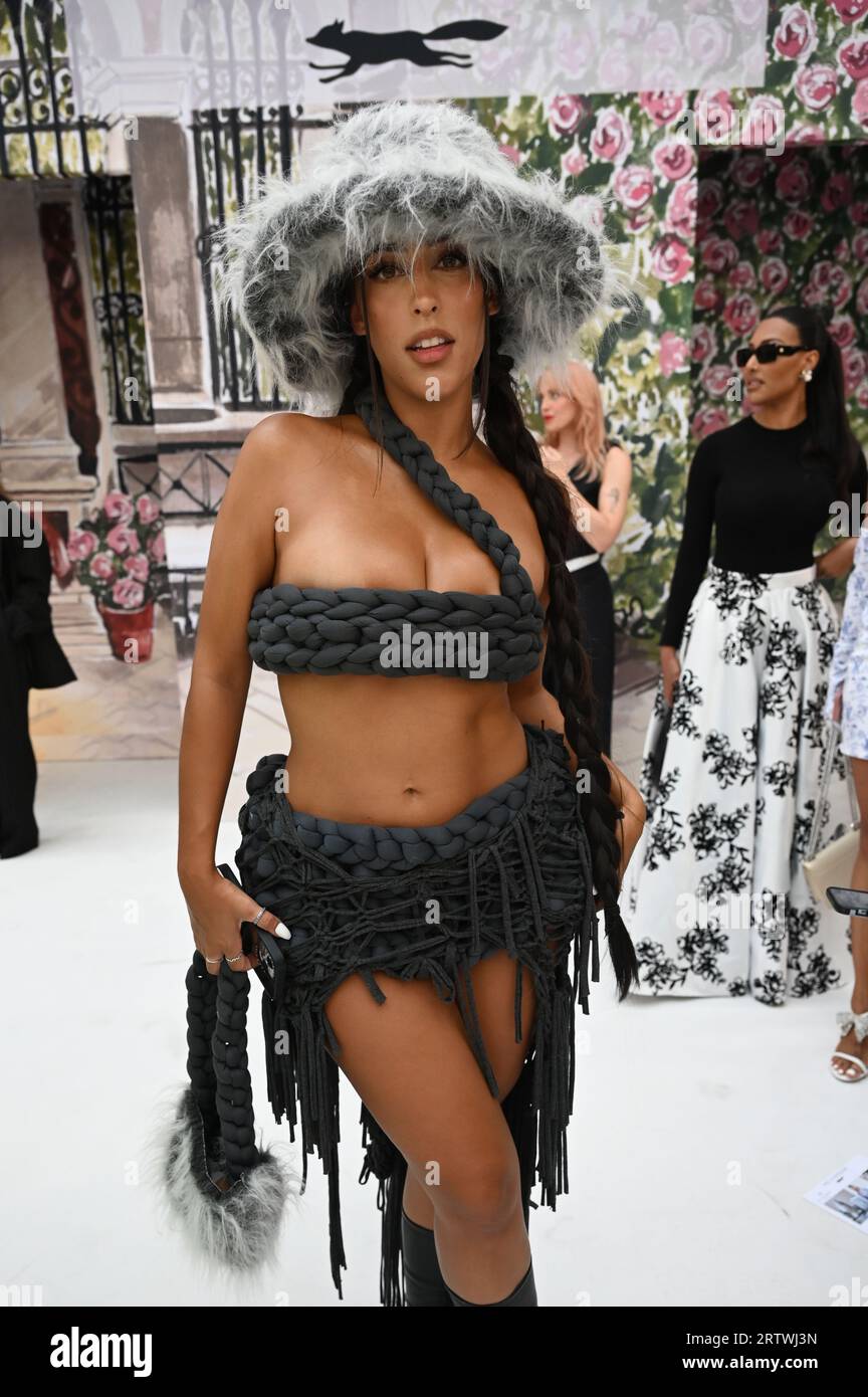 London, UK. 15th Sep, 2023. Alara Taneri is a social influence attends Paul Costelloe SS24