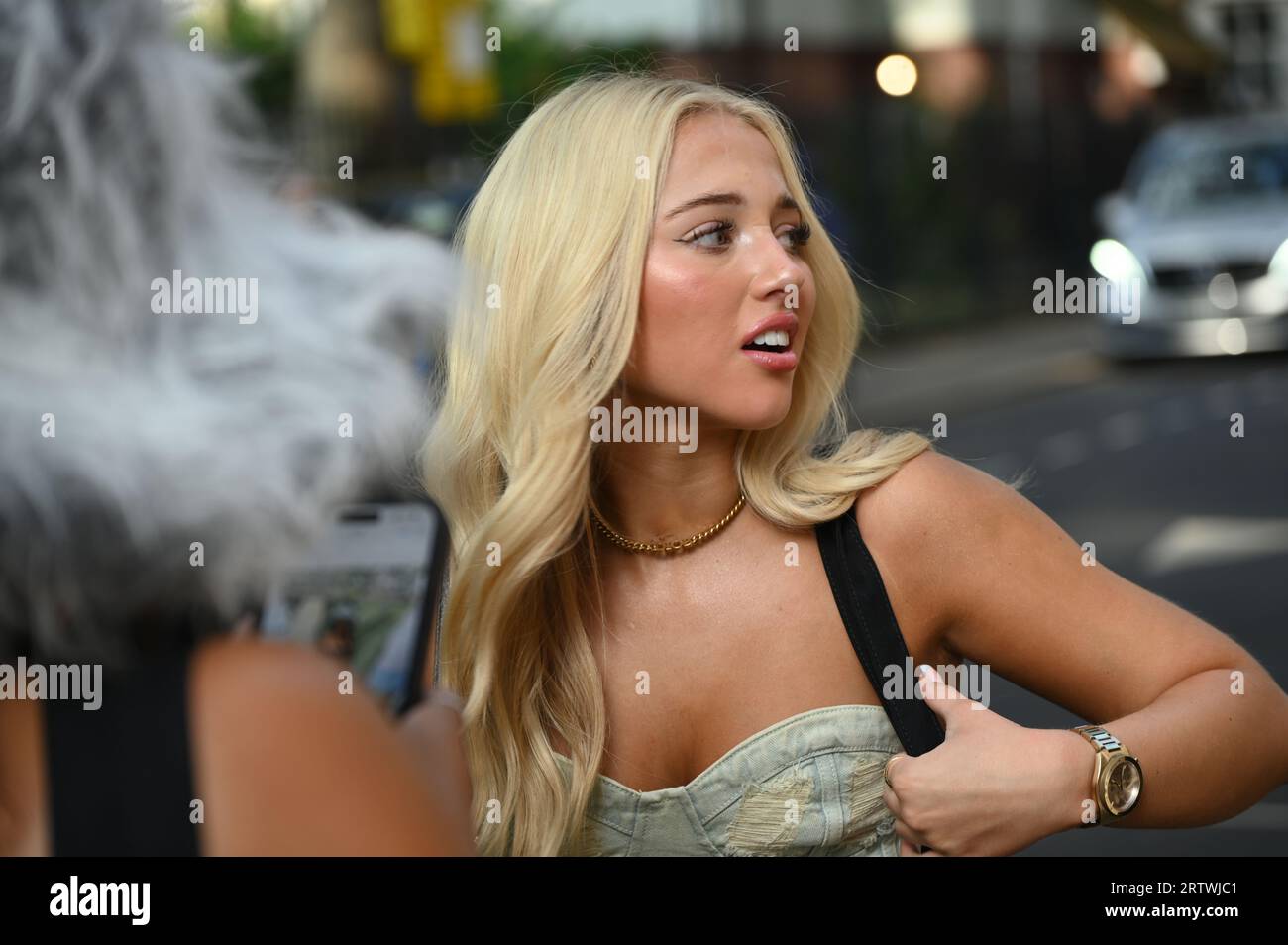 London, UK. 15th Sep, 2023. Ami Charlize is a social influence attends