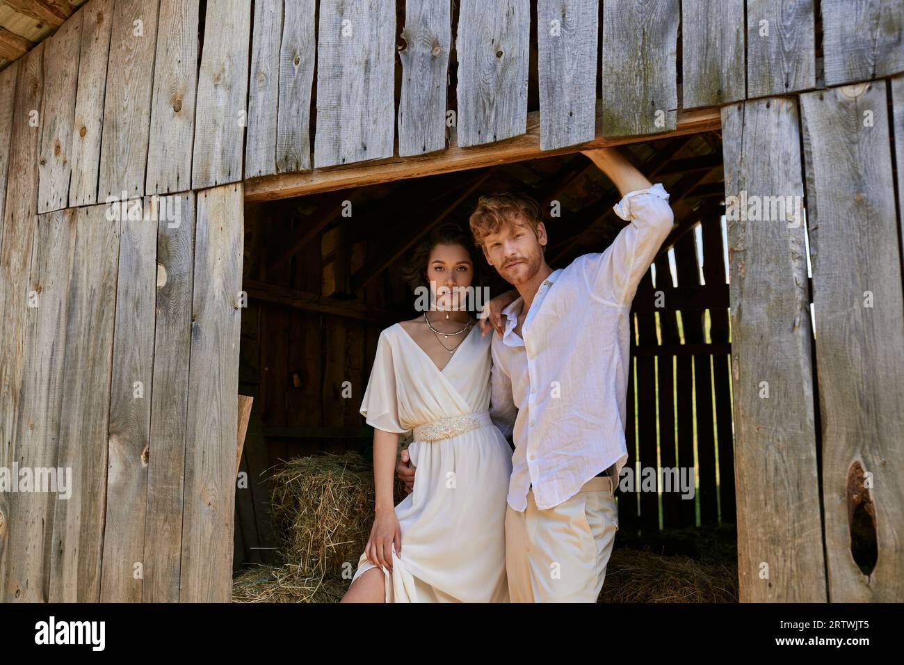 Asian bride western wedding dress hi-res stock photography and images ...