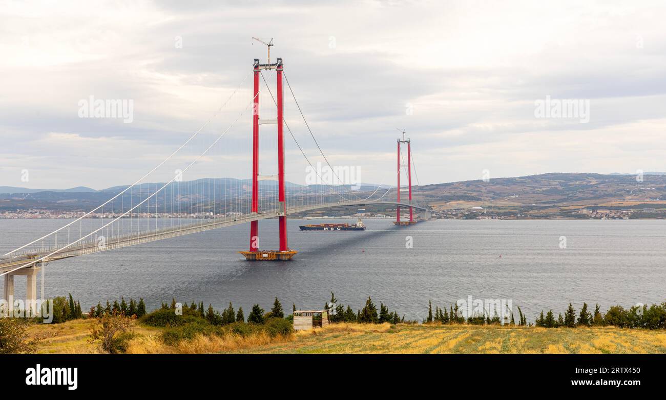 new bridge connecting two continents 1915 canakkale bridge (dardanelles 
