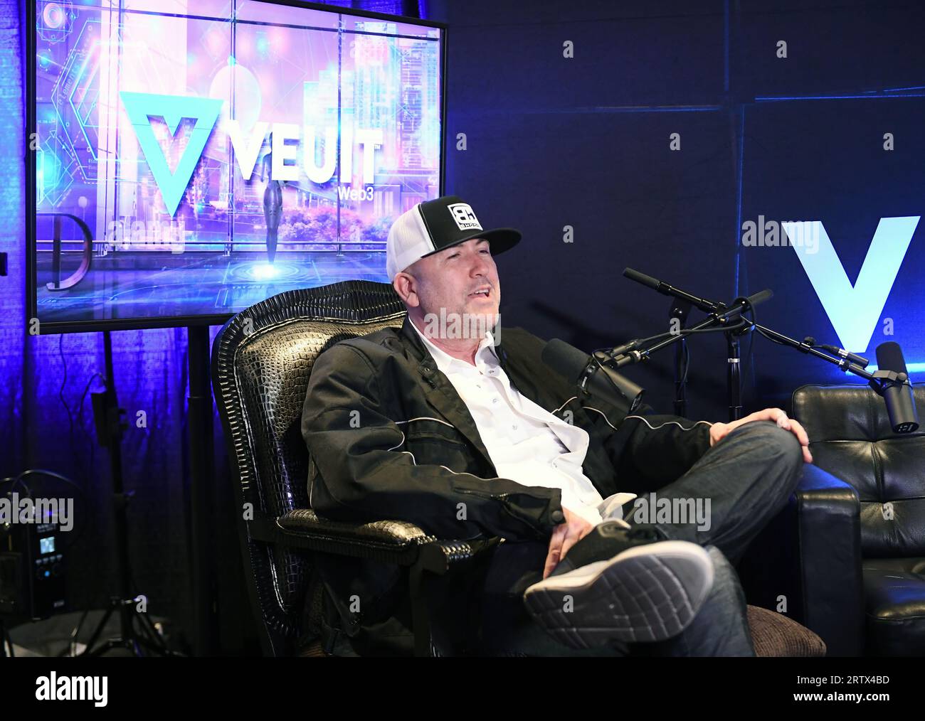 Las Vegas, USA. 14th Sep, 2023. Actor Mars Callahan speaks during the