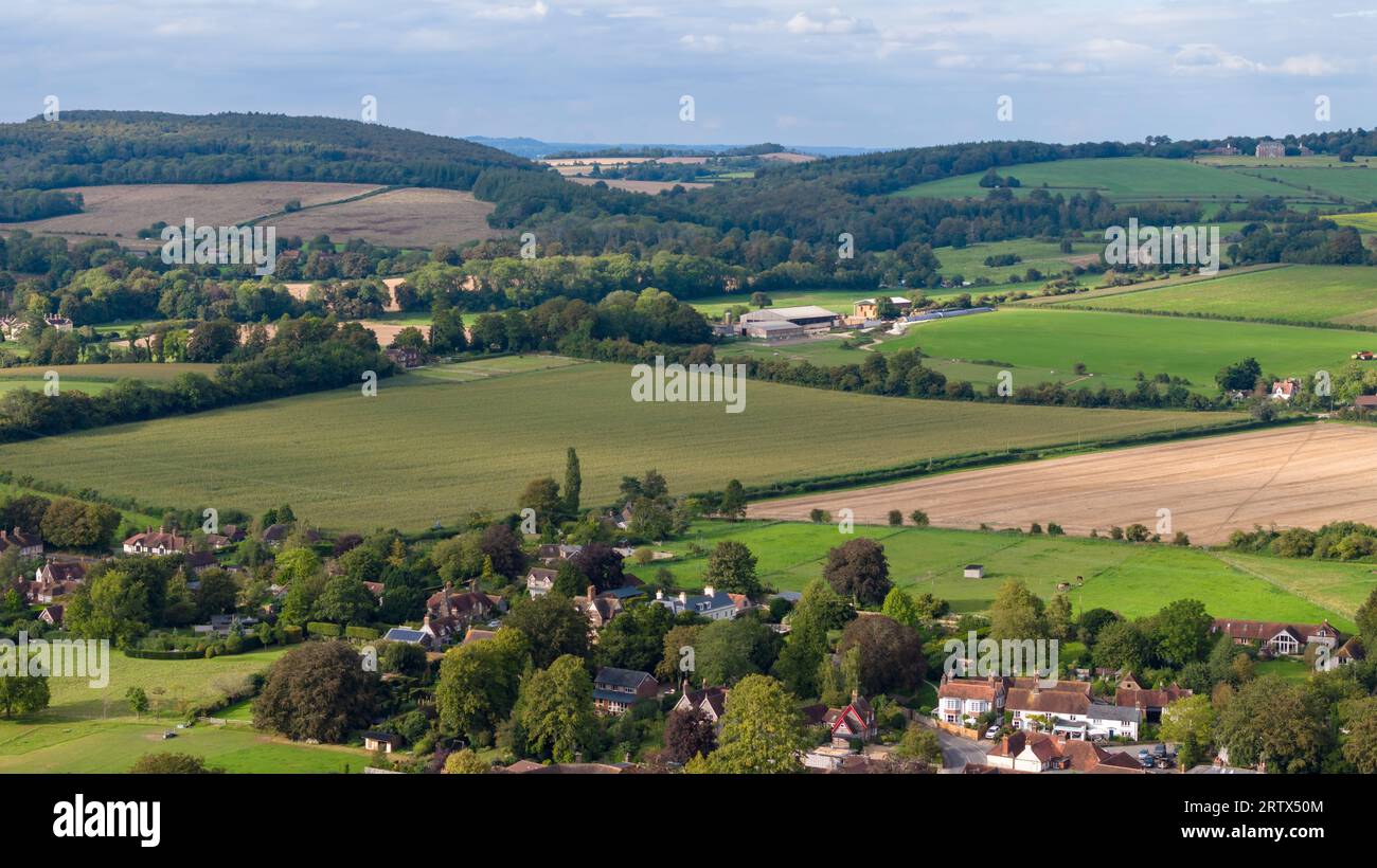 Compton village in the Chichester district of West Sussex. Typical