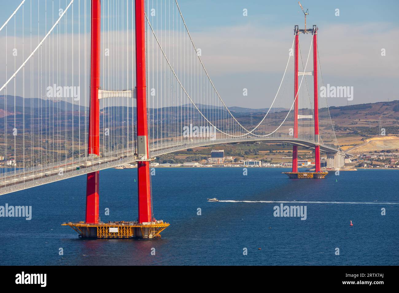 new bridge connecting two continents 1915 canakkale bridge (dardanelles