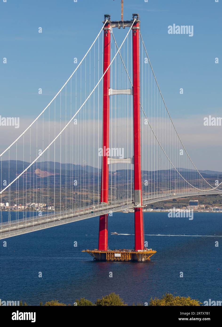 new bridge connecting two continents 1915 canakkale bridge (dardanelles