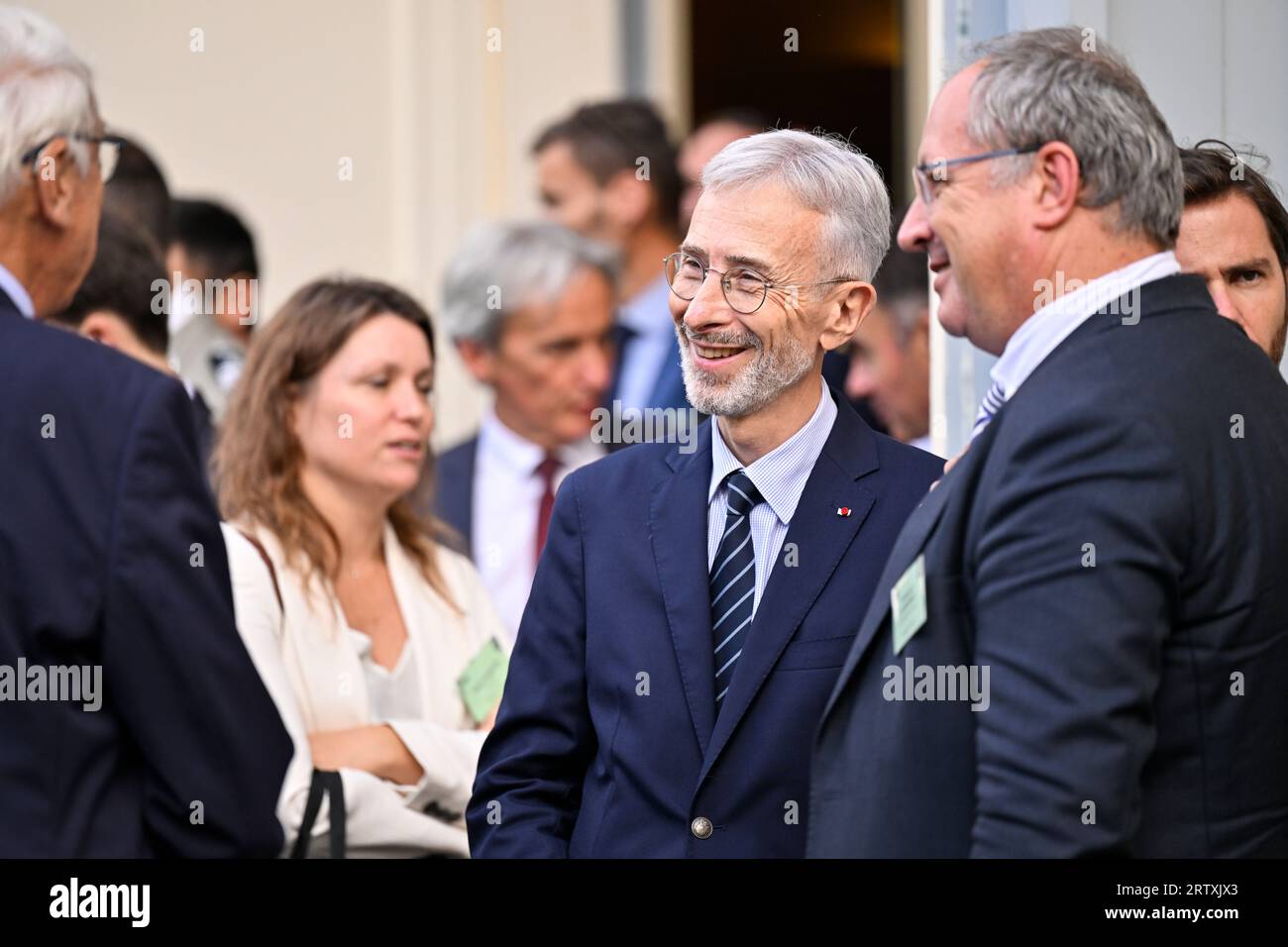 Paris, France. 13th Sep, 2023. French General Secretariat for the Sea Didier Lallement at the start of the academic year at the French Institute of Higher National Defense Studies IHEDN on September 13, 2023 in Paris, France. Credit: Victor Joly/Alamy Live News Stock Photo
