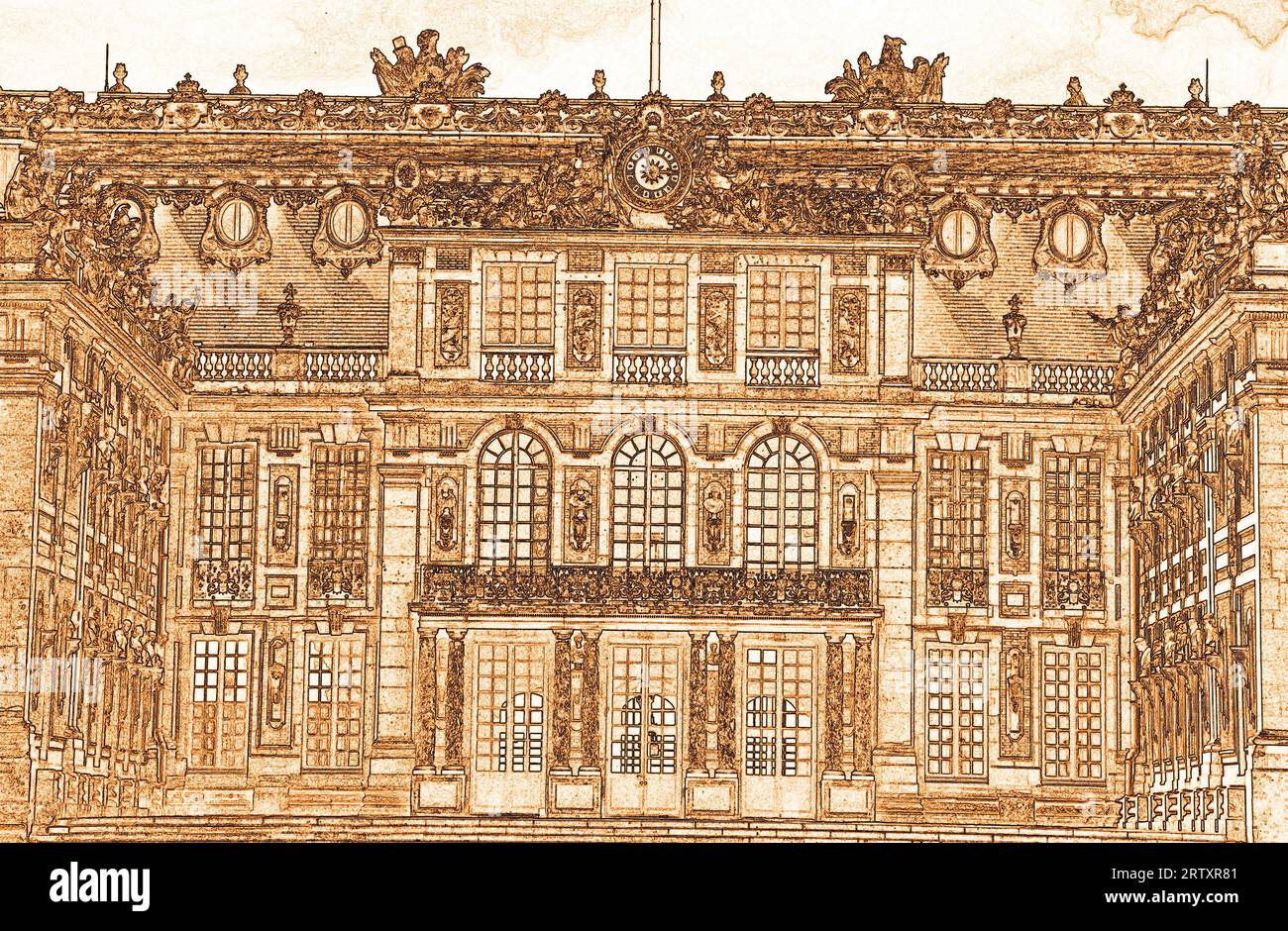 Versailles, castle,, France Stock Photo