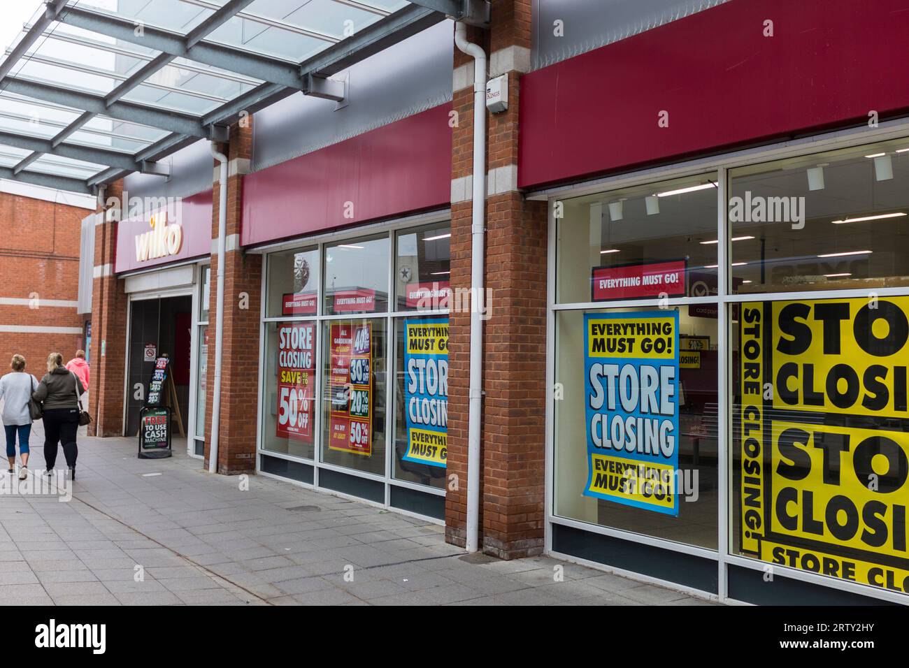 Thornaby, UK. 15th September 2023. UK homeware retailer, Wilko, has gone into administration, putting some 12,000 jobs at risk. Poundland is taking over some of the stores ,including Thornaby.David Dixon / Alamy Stock Photo