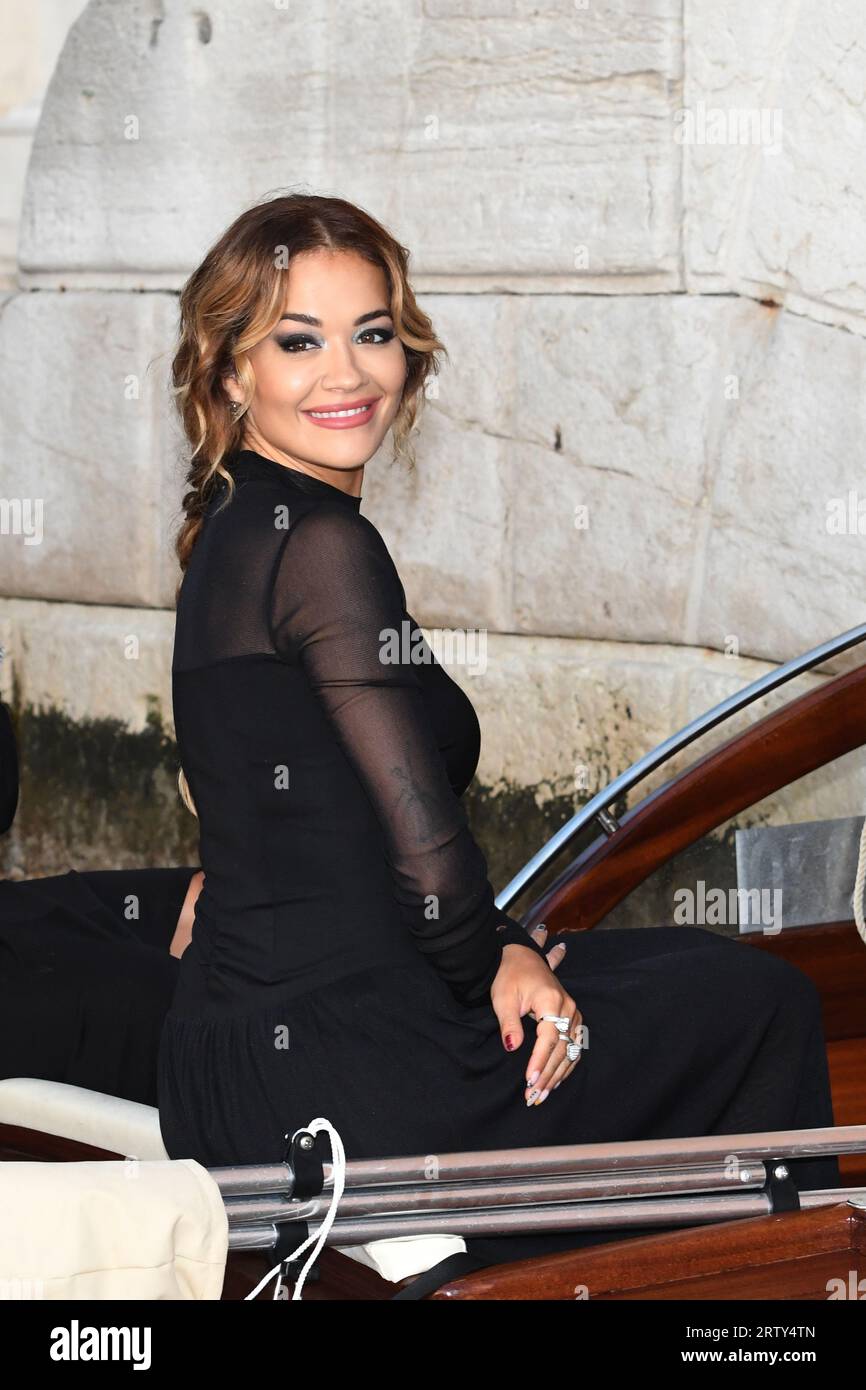 VENICE, ITALY - AUGUST 31: Rita Ora attend the DVF Awards 2023 during