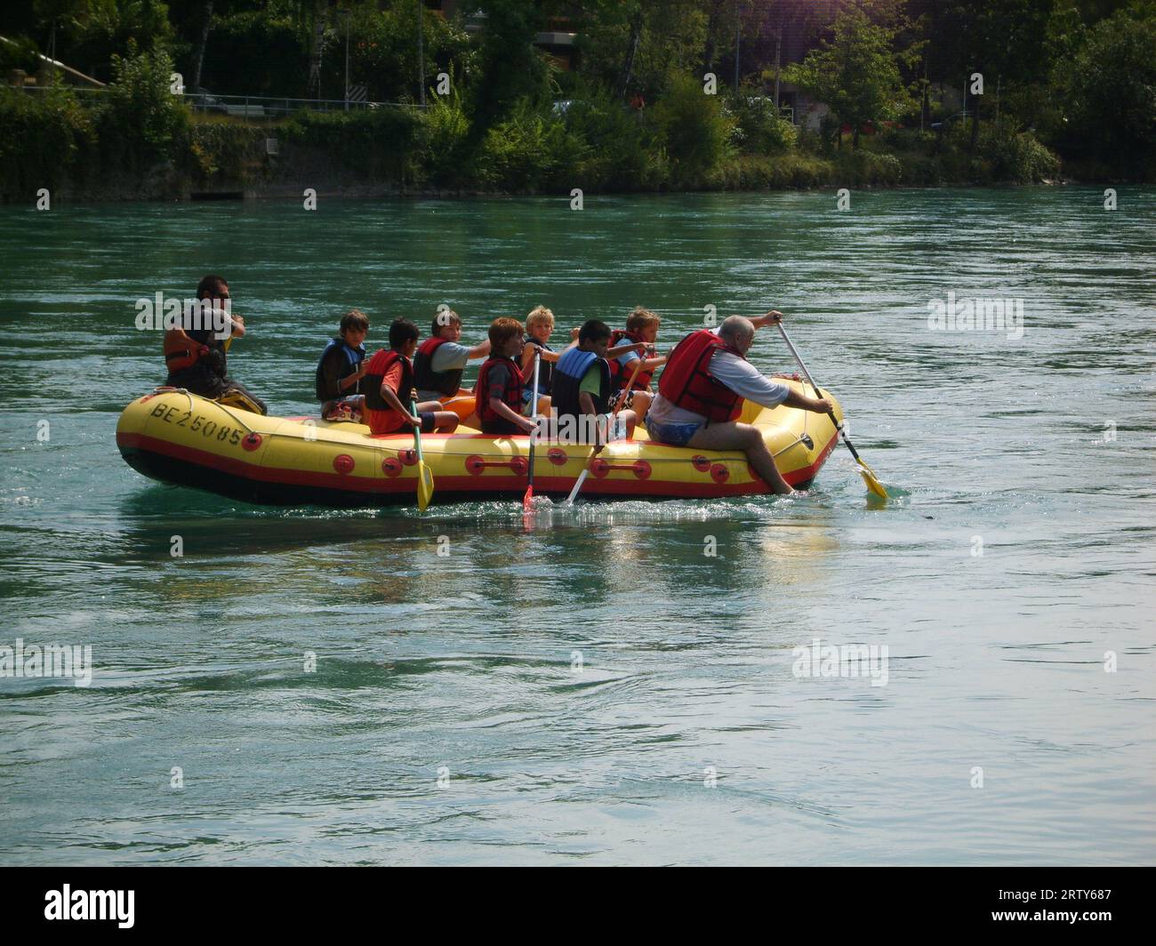 Aare river raft hi-res stock photography and images - Alamy
