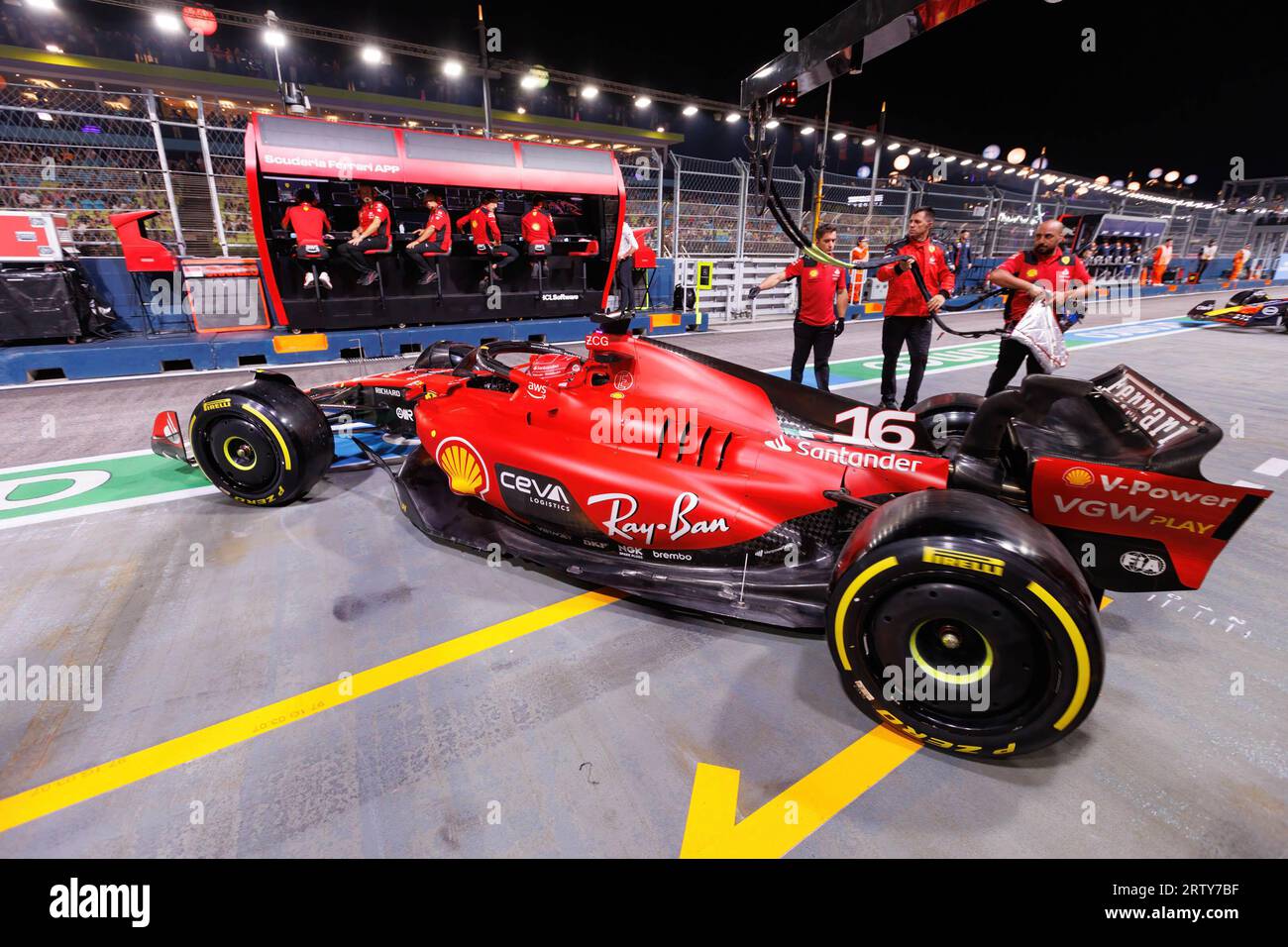 Singapore, Singapore. 15th Sep, 2023. Charles Leclerc of
