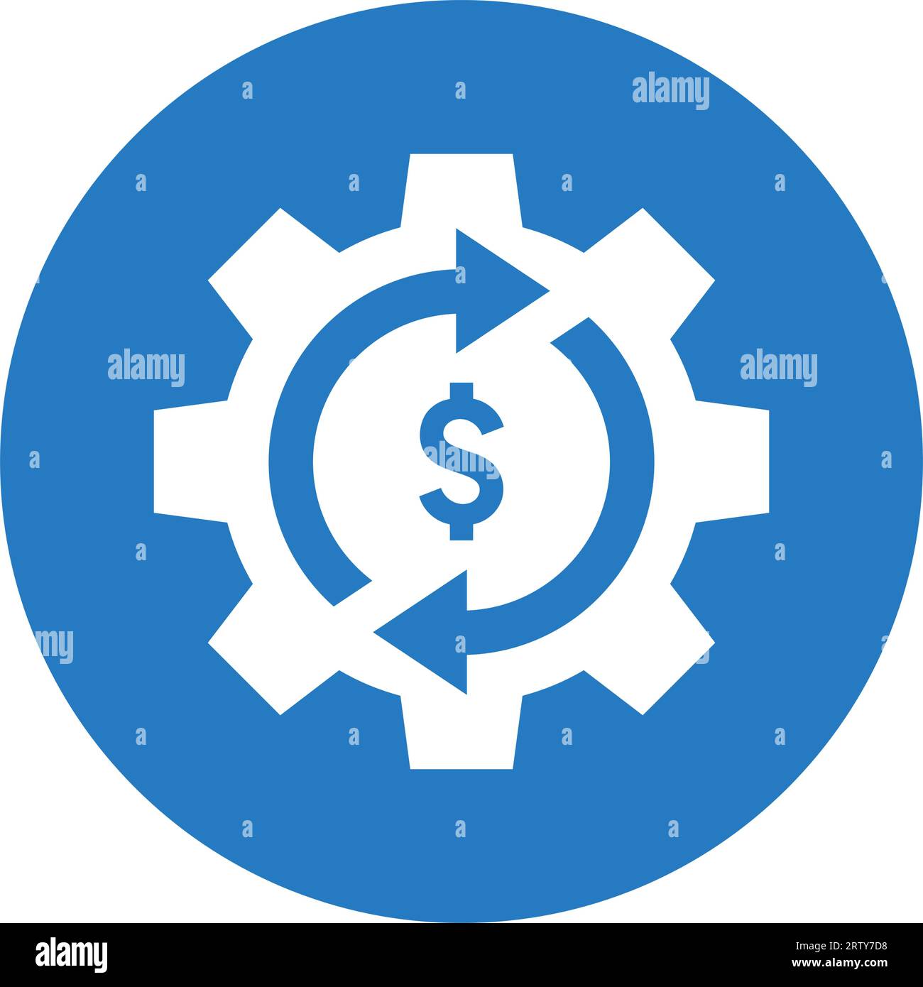 Costs Optimization Icon. Commercial use, printed files and presentations, Promotional Materials, web or any type of design project. Stock Vector