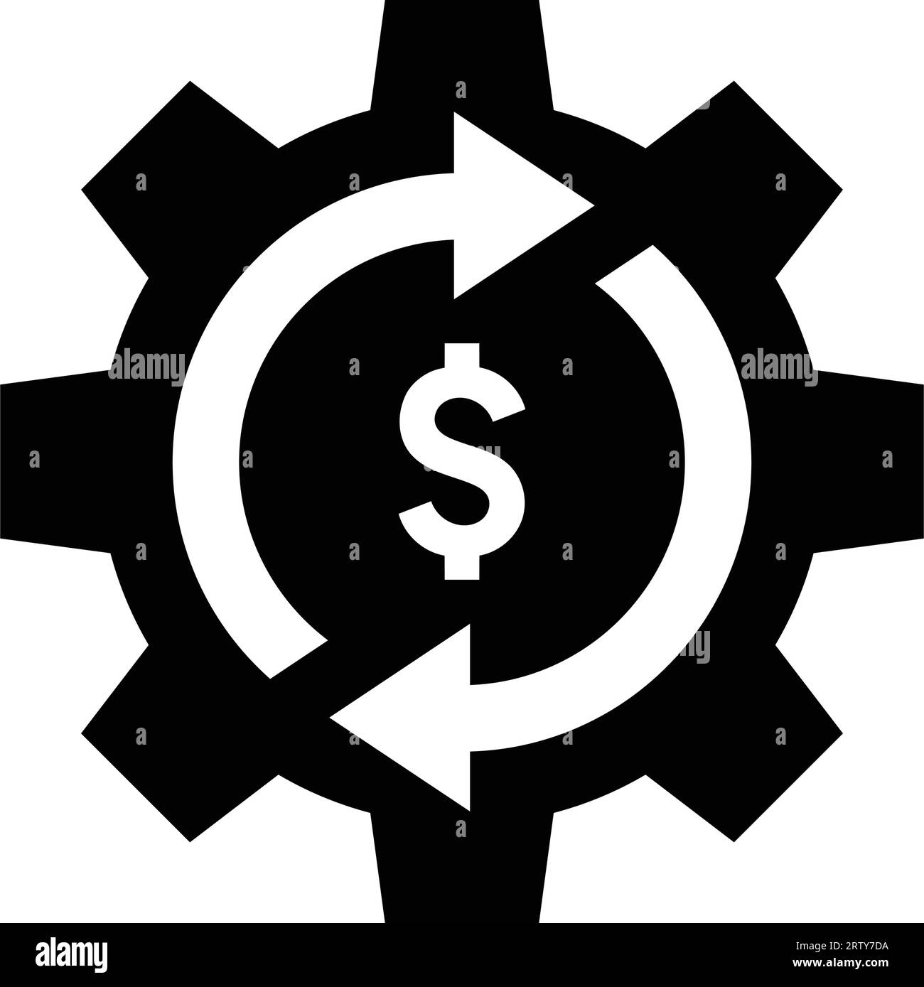 Costs Optimization Icon. Commercial use, printed files and presentations, Promotional Materials, web or any type of design project. Stock Vector