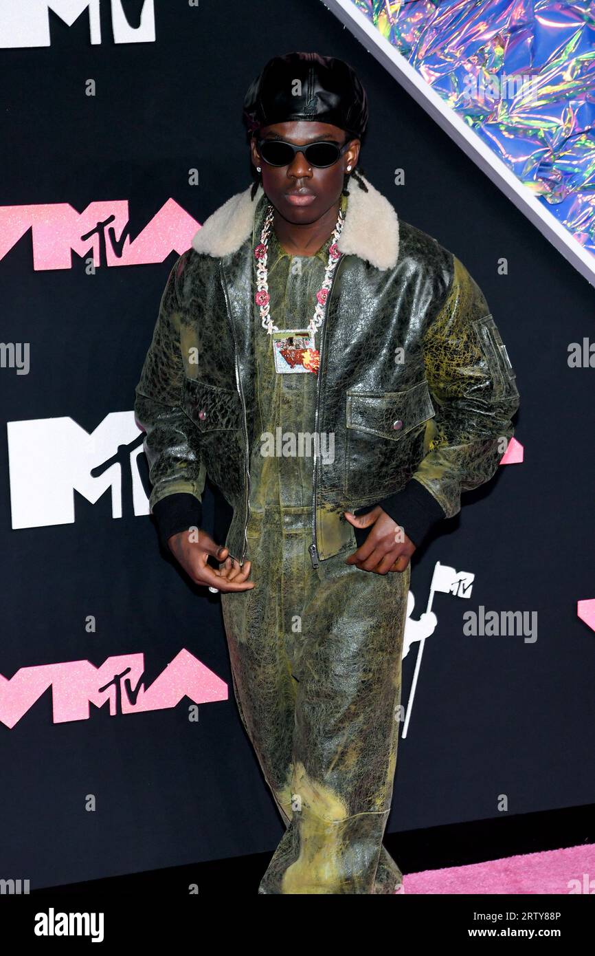 New Jersey, USA. 12th Sep, 2023. Rema walking on the red carpet at the