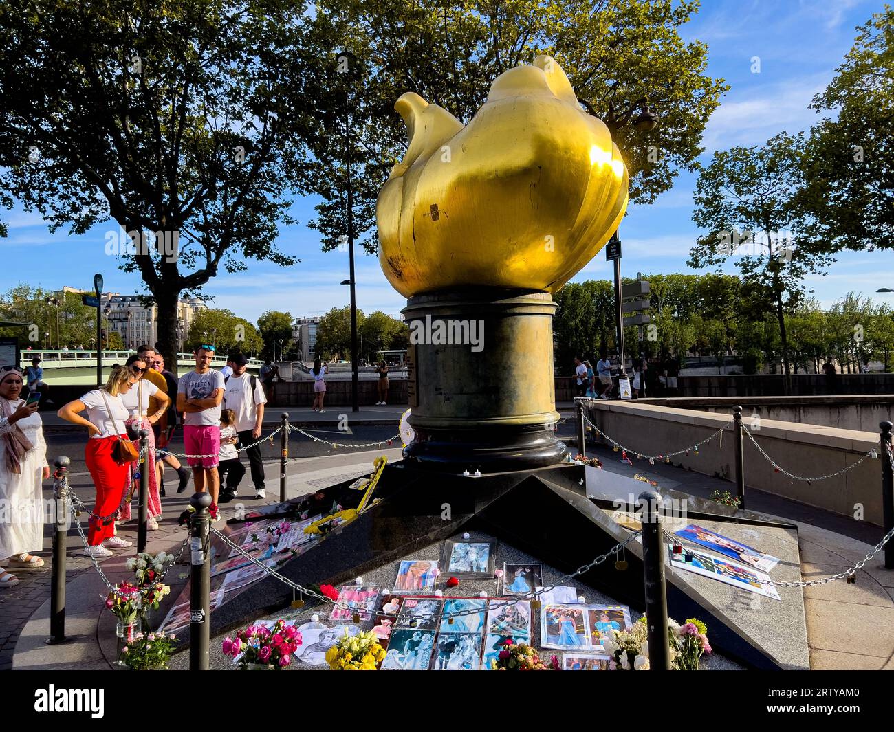 Princess Diana Memorial at Alma Tunnel in Paris CITY OF PARIS, FRANCE