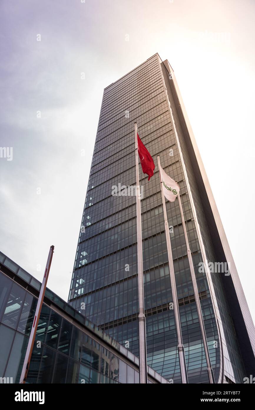 Tall building in Istanbul - Sapphire Stock Photo