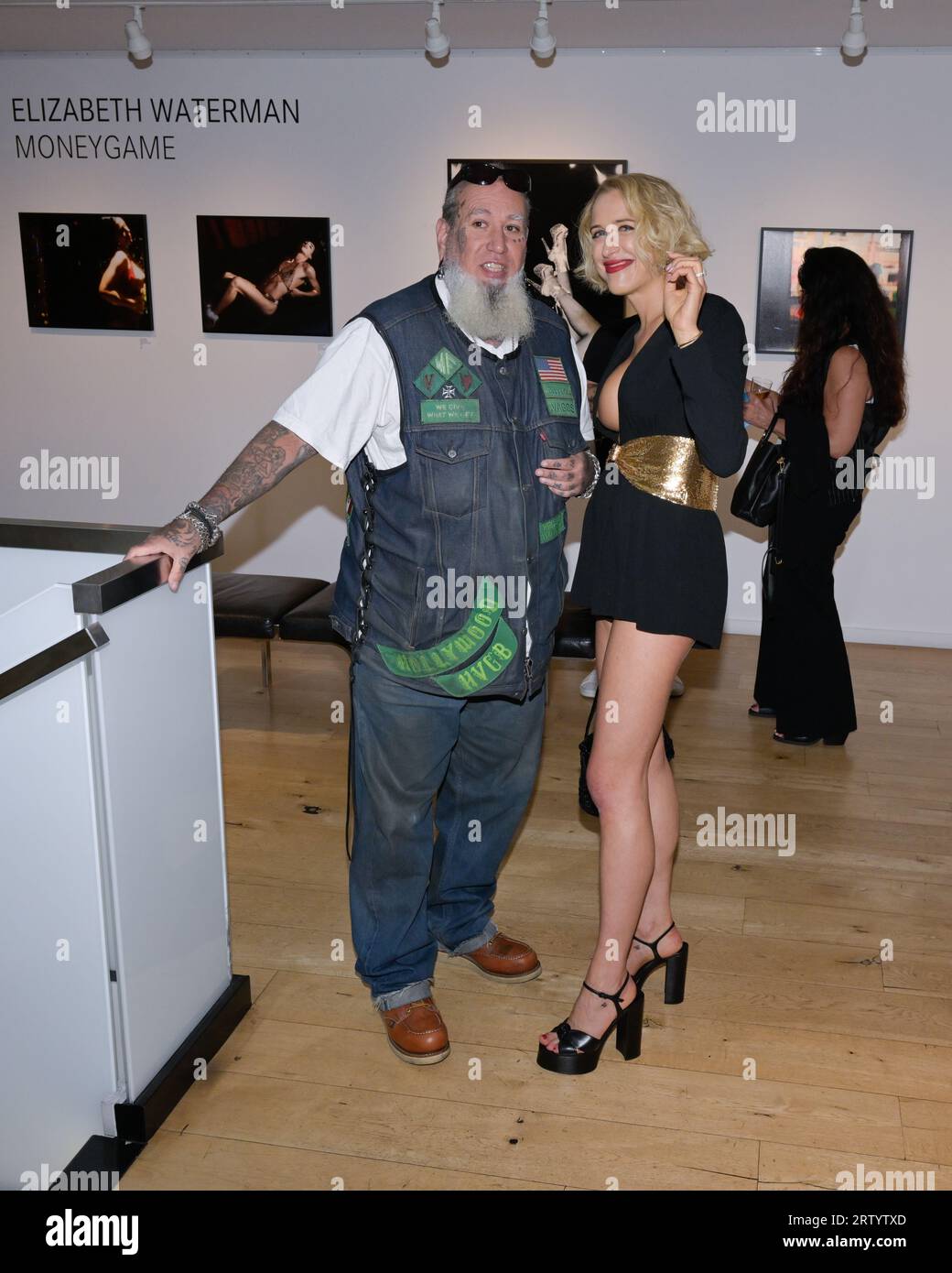 September 14, 2023, Beverly Hills, California, USA: Elizabeth Waterman  attends Michael Grecco: Days Of Punk Side by Side Elizabeth Waterman:  Moneygame Solo Exhibitions at Leica Gallery LA. (Credit Image: © Billy  Bennight/ZUMA