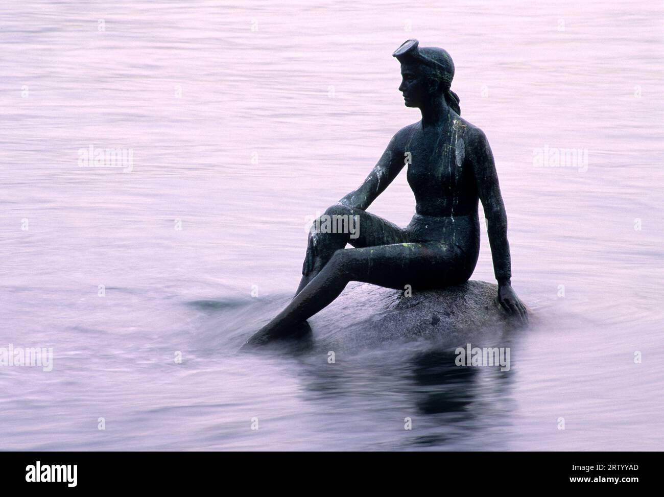 Girl in a Wetsuit sculpture, Stanley Park, Vancouver, British Columbia