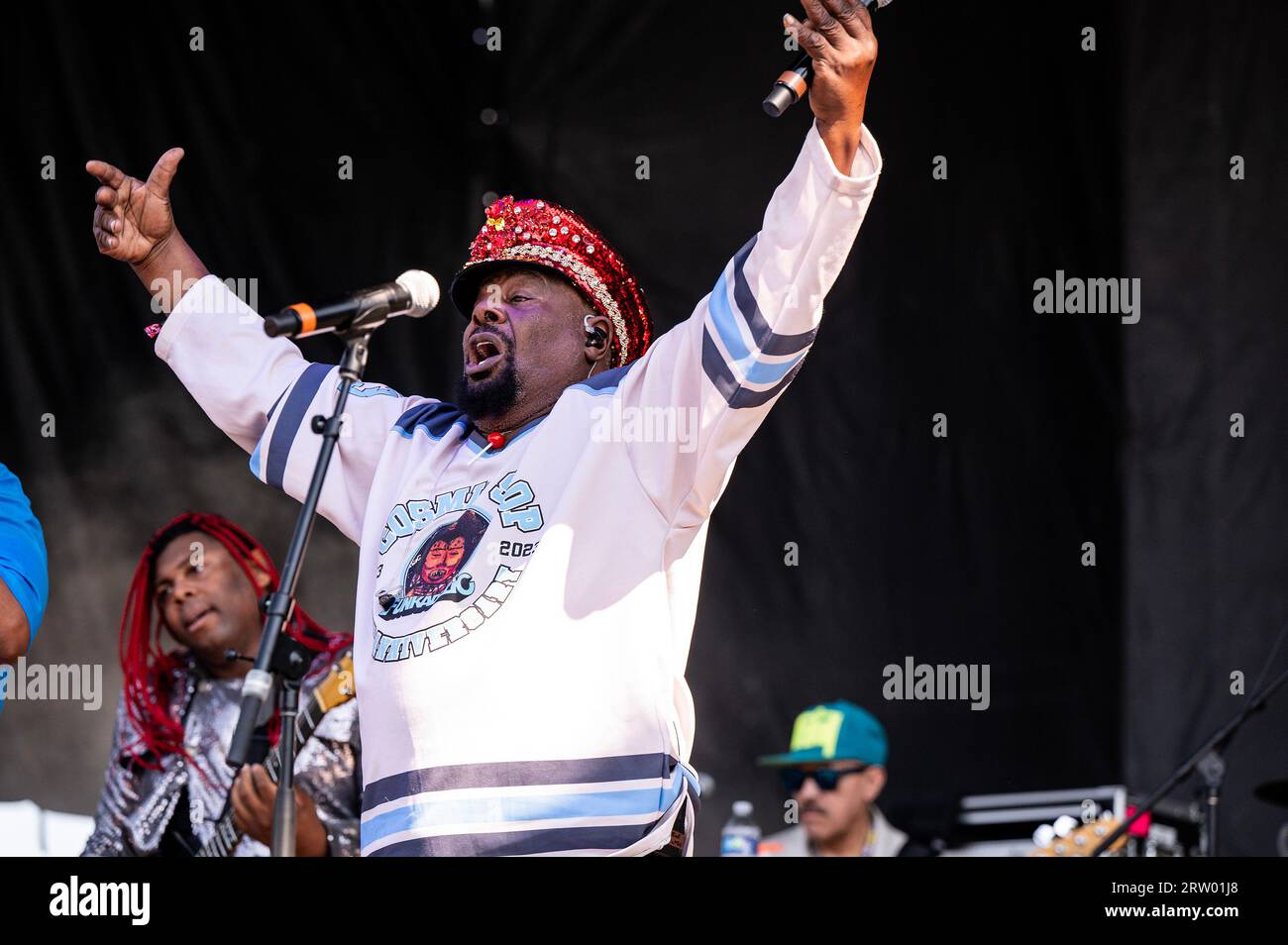 Chicago, USA. 15th Sep, 2023. George Clinton performs with Parliament-Funkadelic at Riot Fest on Friday September 15, 2020 in Chicago, IL. (Photo by Christopher Dilts/Sipa USA) Credit: Sipa USA/Alamy Live News Stock Photo