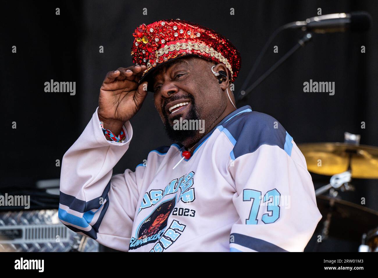 Chicago, USA. 15th Sep, 2023. George Clinton performs with Parliament-Funkadelic at Riot Fest on Friday September 15, 2020 in Chicago, IL. (Photo by Christopher Dilts/Sipa USA) Credit: Sipa USA/Alamy Live News Stock Photo