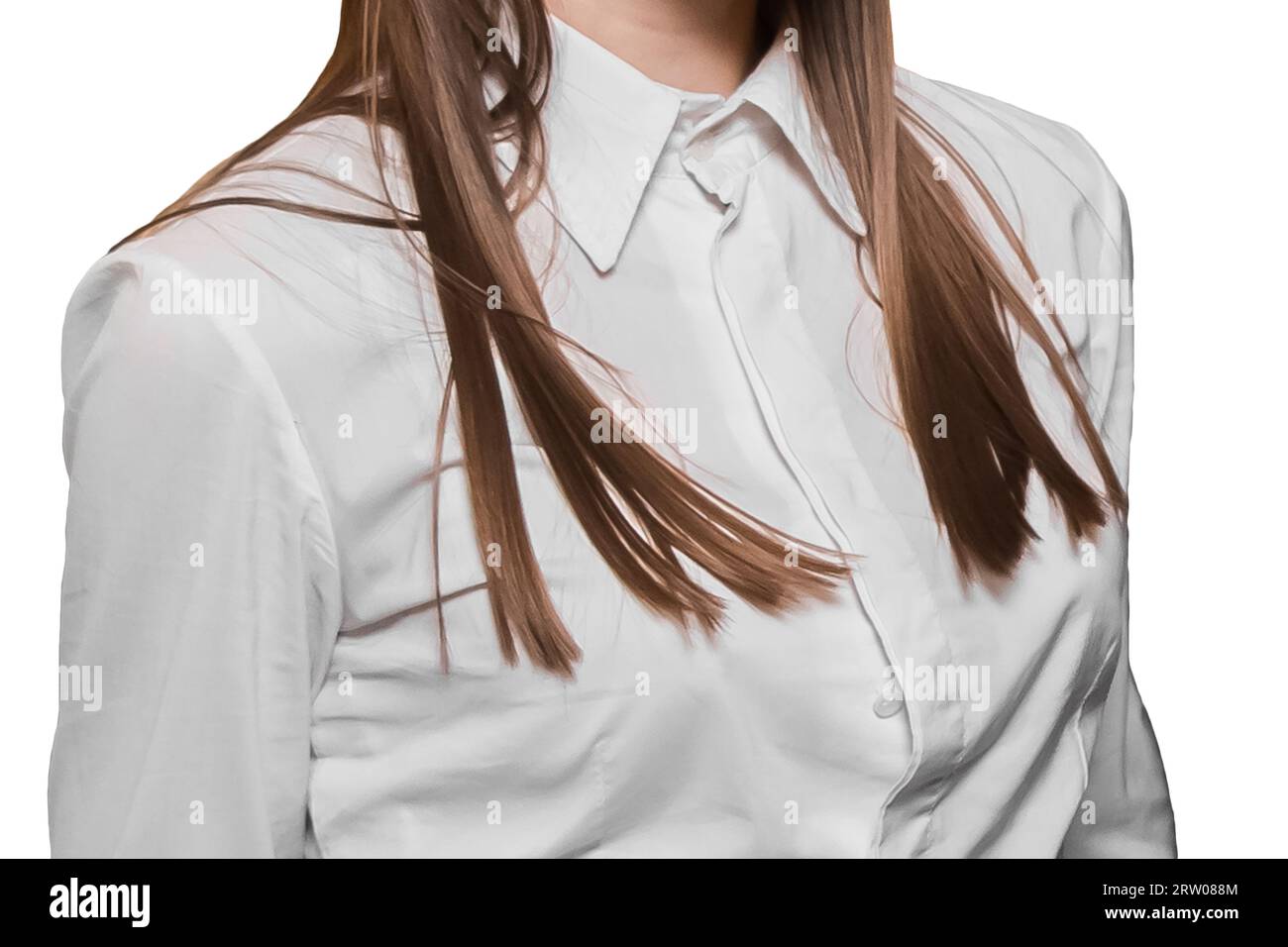 Girl wearing white shirt hi-res stock photography and images - Alamy