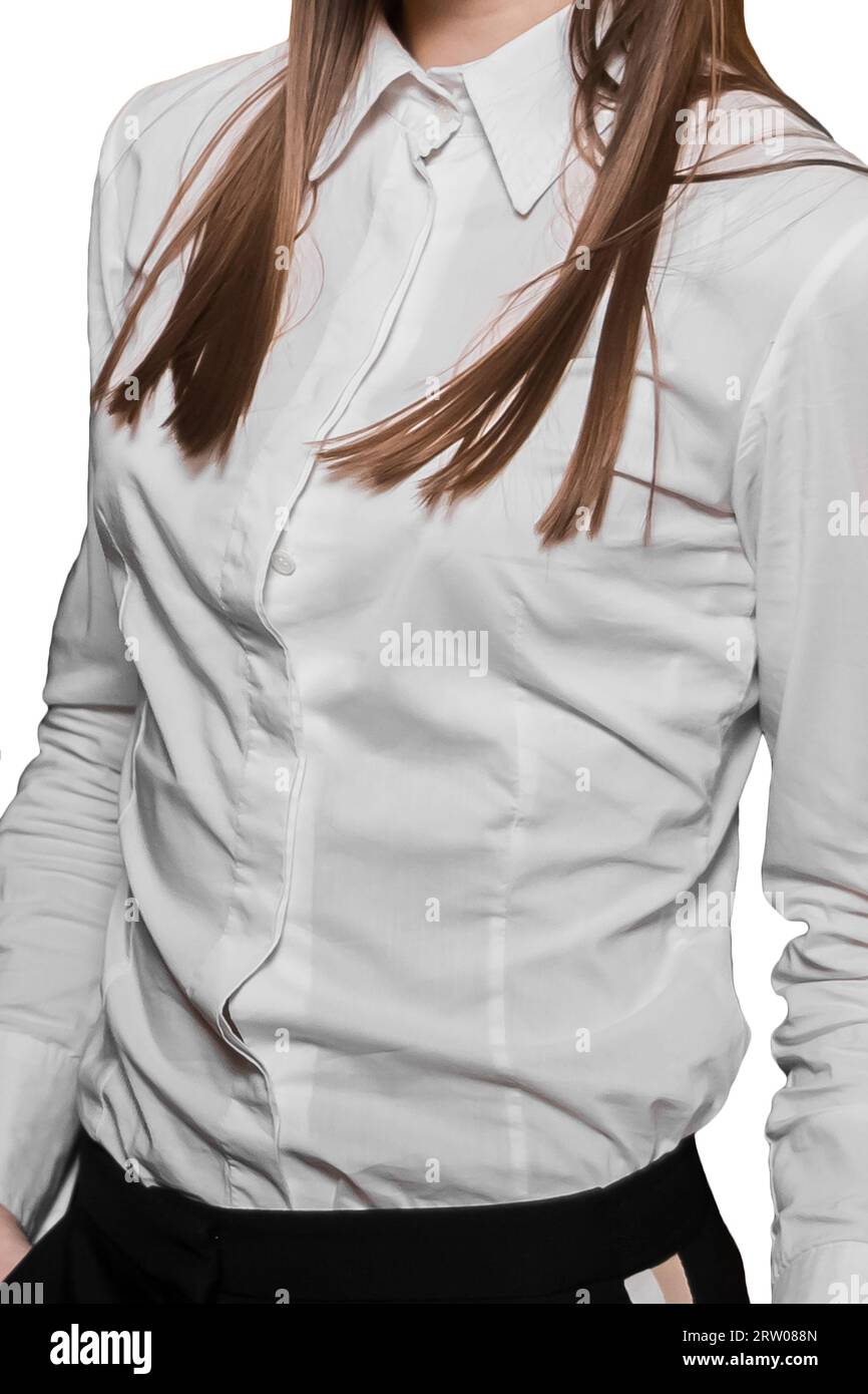 Very slim girl, 17, wearing white clothing, Stock Photo, Picture And Rights  Managed Image. Pic. IBR-949085