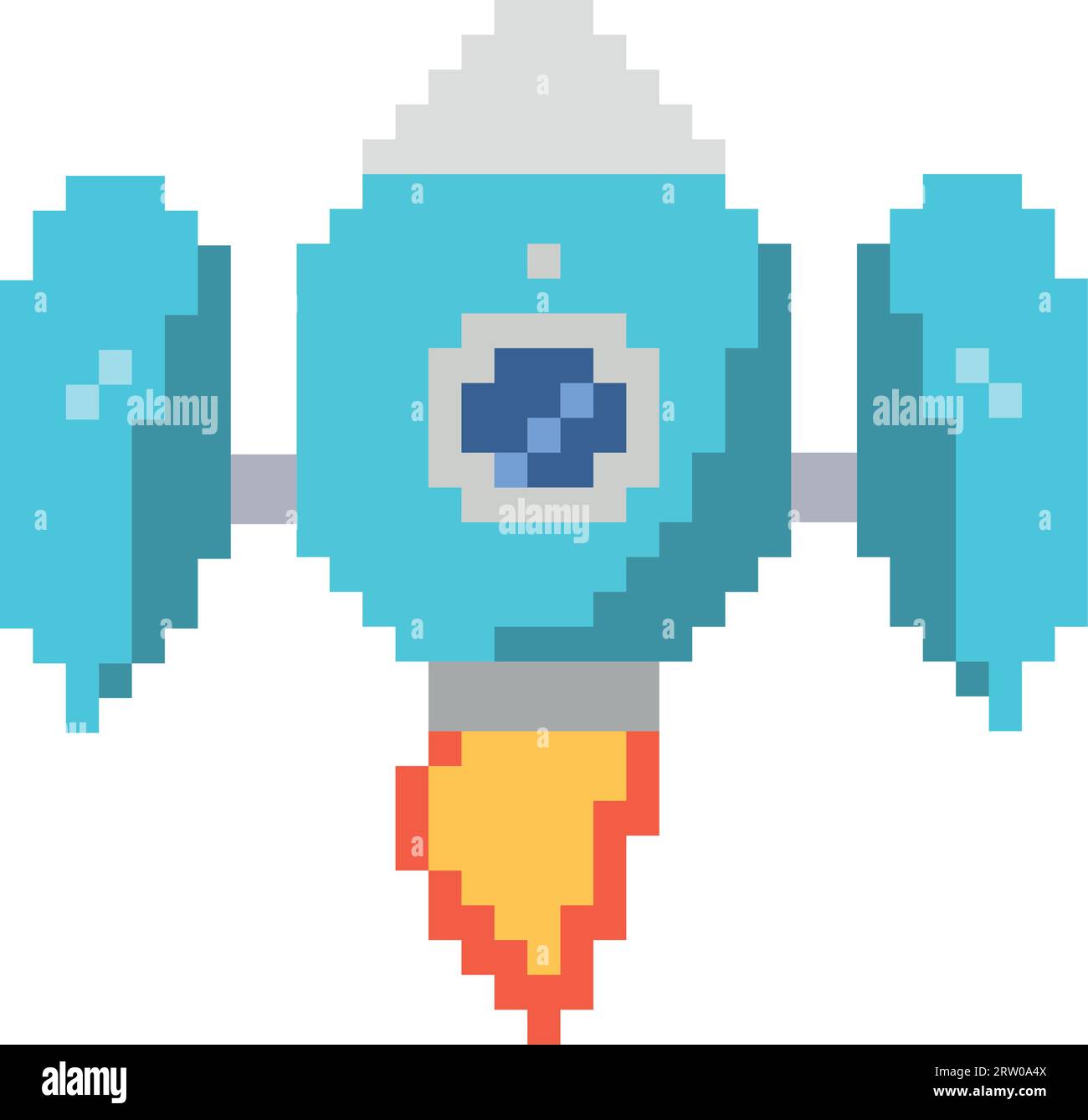 battle ship pixels launching Stock Vector Image & Art - Alamy