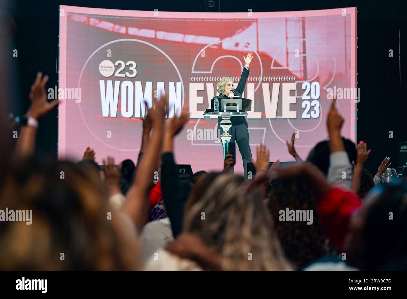 IMAGE DISTRIBUTED FOR WOMAN EVOLVE Pastor Sheryl Brady, pastor of The