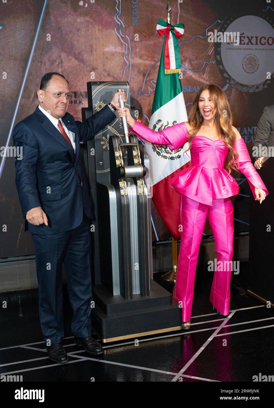 New York, New York, USA. 15th Sep, 2023. Consul General of Mexico in