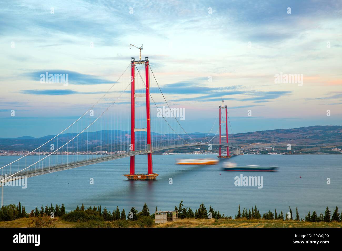 new bridge connecting two continents 1915 canakkale bridge (dardanelles