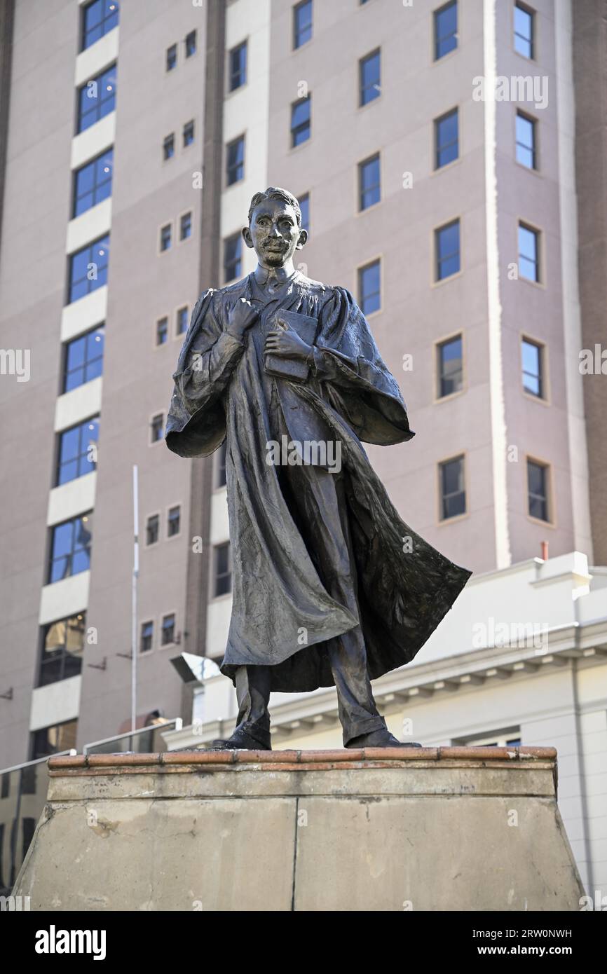 Statue of Mahatma Gandhi in Gandhi Square, Central Business District
