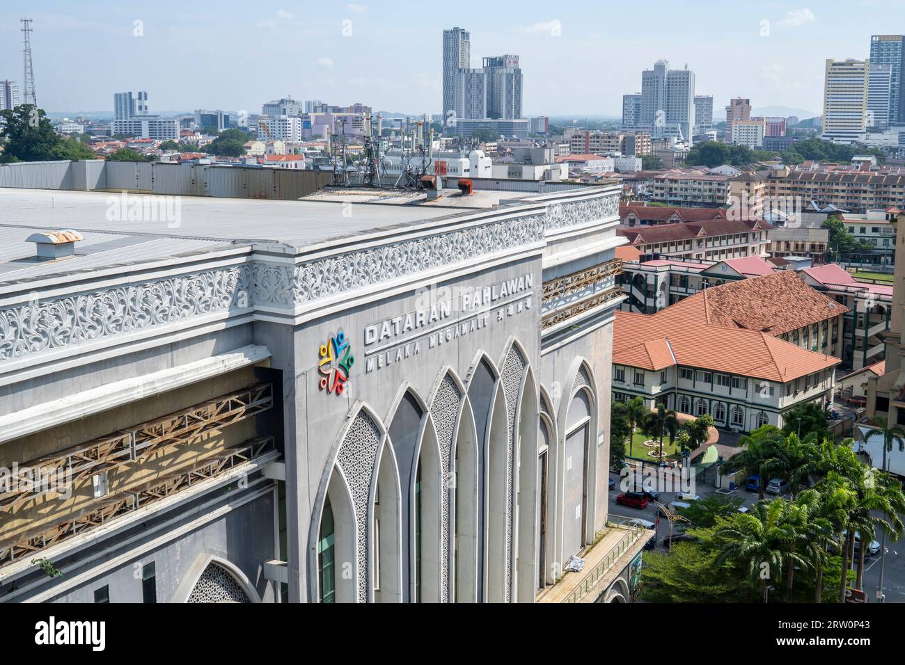 Dataran Pahlawan Melaka Megamall is a shopping mall located in Malacca City, Malacca, Malaysia. The biggest lifestyle shopping megamall in the state. Stock Photo