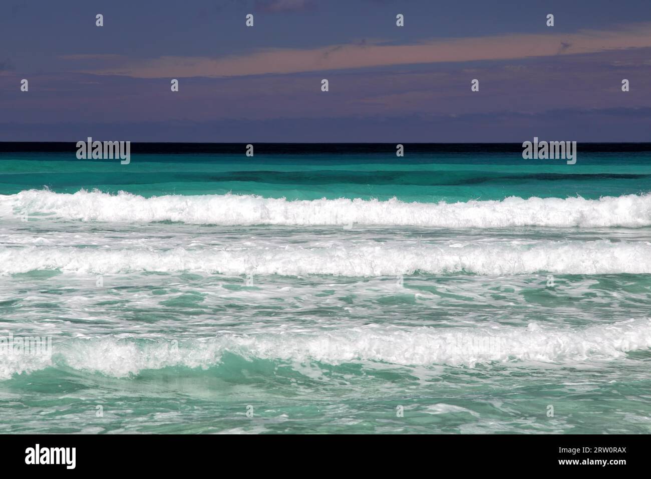 Beach and surf at Pennington Bay on Kangaroo Island, South Australia, Australia Stock Photo