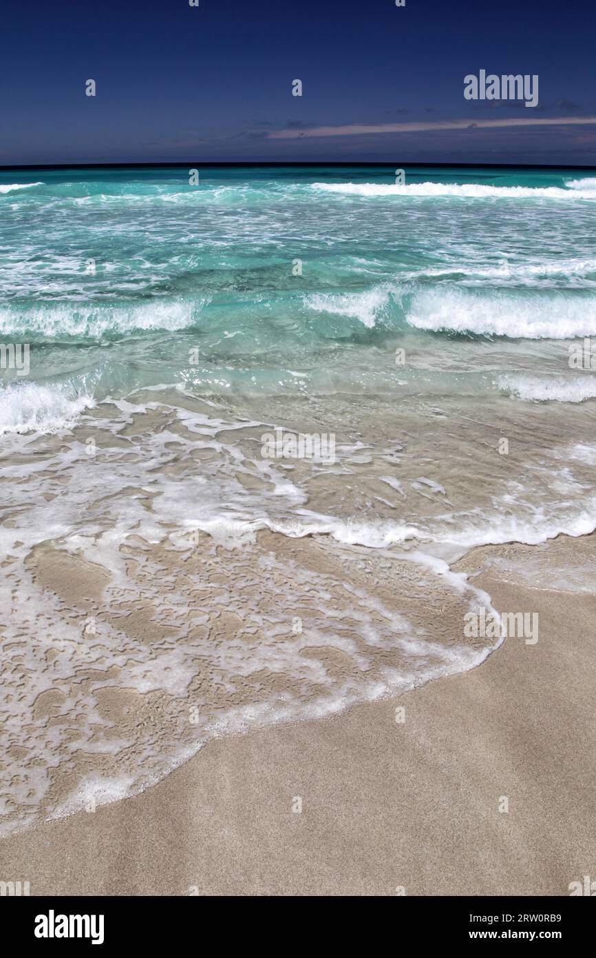 Beach and surf at Pennington Bay on Kangaroo Island, South Australia, Australia Stock Photo